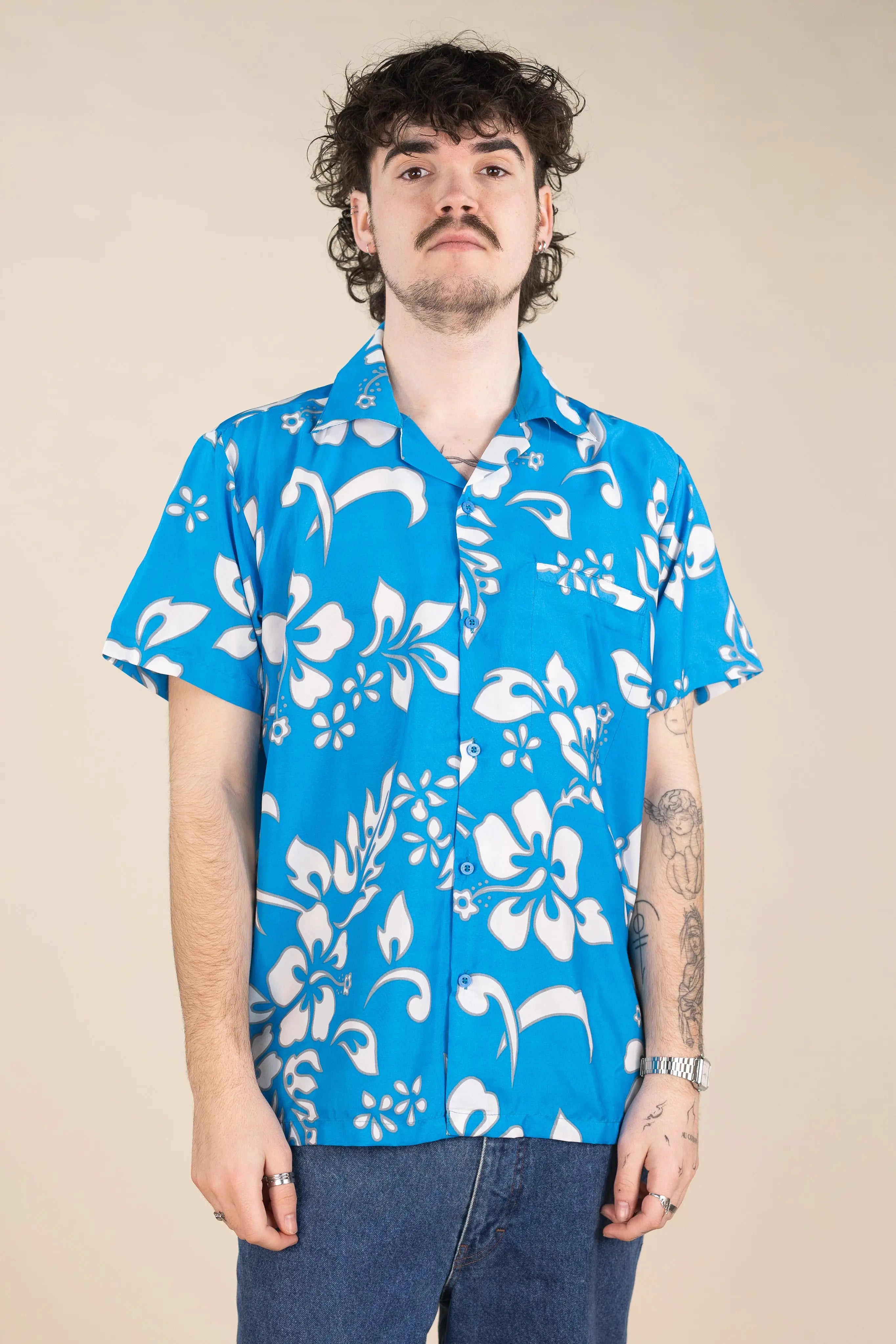 V.H.O. - Hawaiian Shirt- ThriftTale.com - Vintage and second handclothing