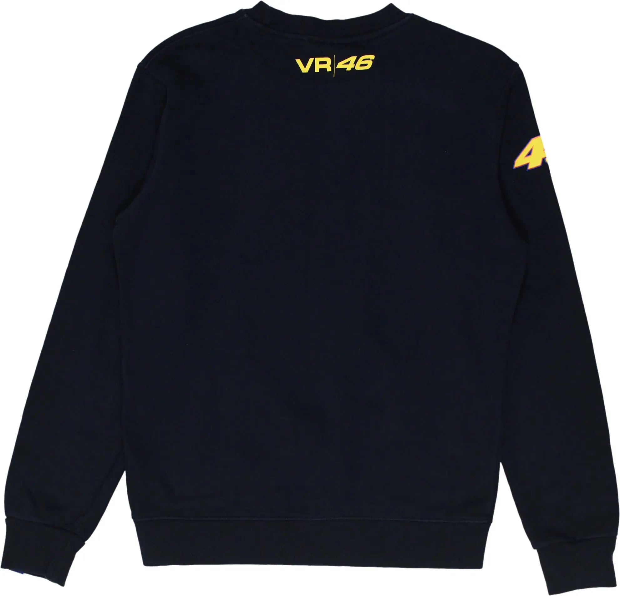 VR46 - Blue Sweater- ThriftTale.com - Vintage and second handclothing