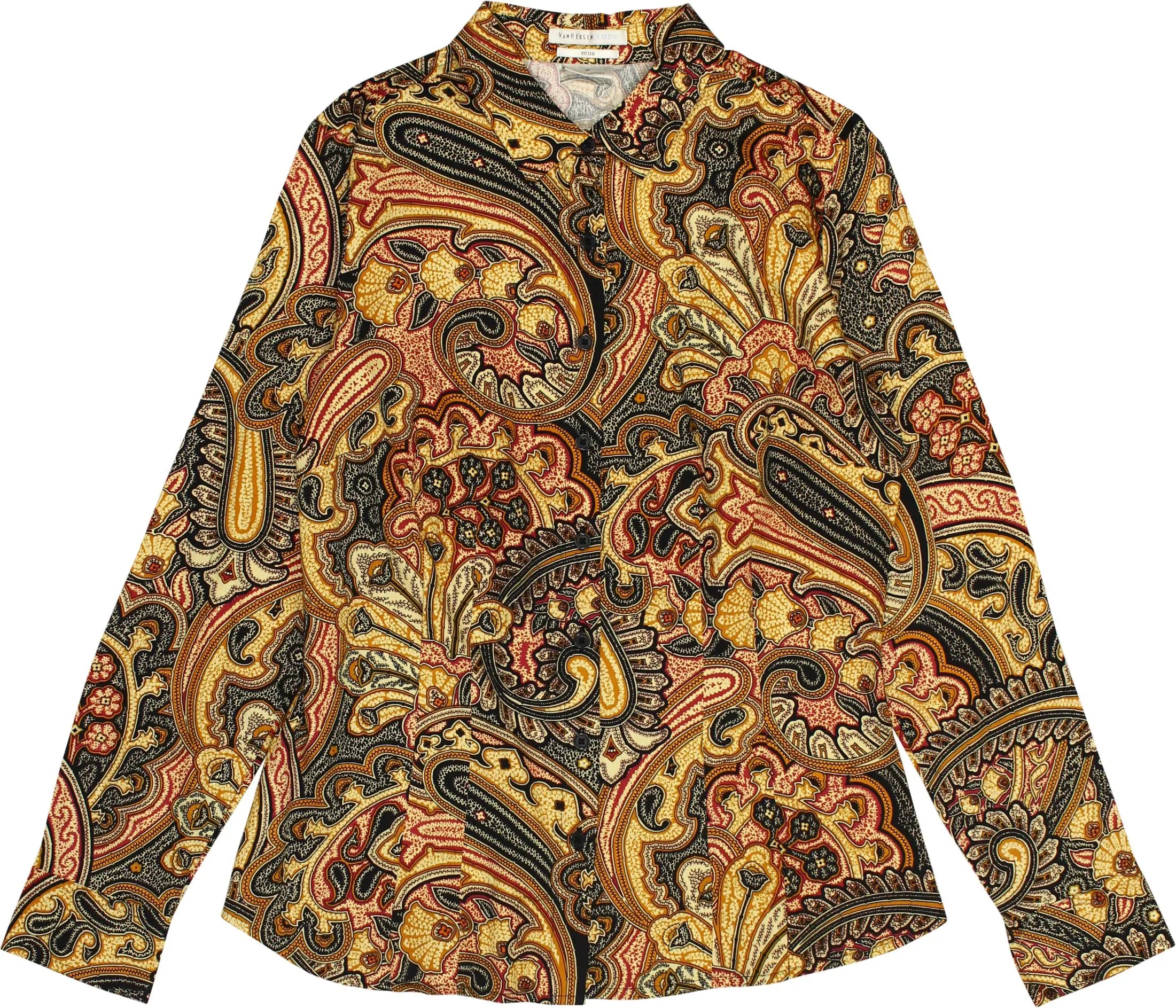Van Heusen_Studio - Shirt with Paisley Print- ThriftTale.com - Vintage and second handclothing