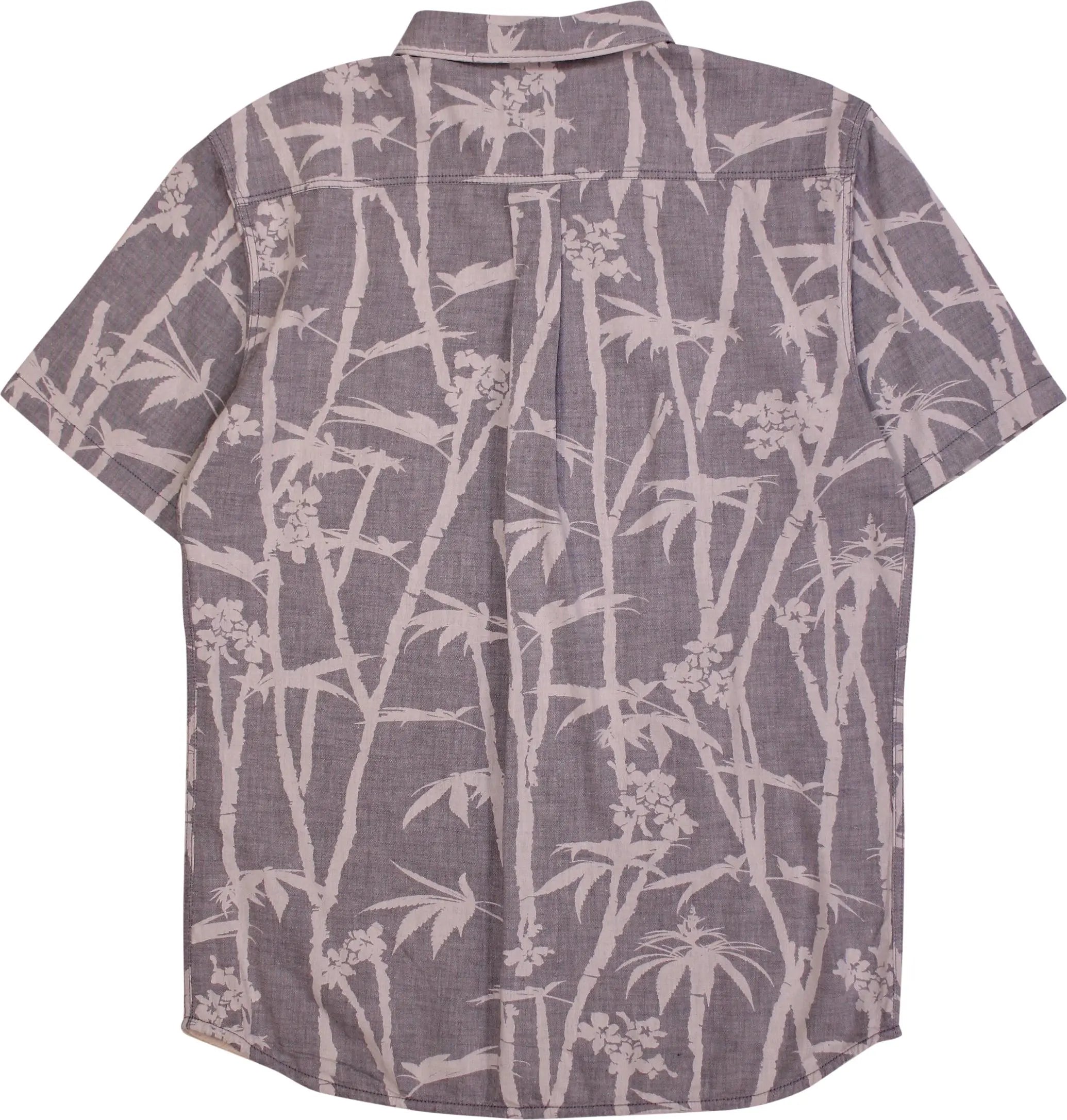 Vans - Summer Printed Grey Short Sleeve Shirt by Vans- ThriftTale.com - Vintage and second handclothing