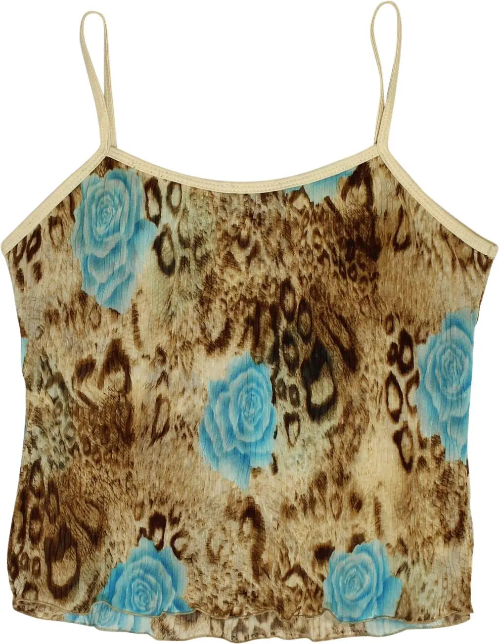 Vega's - Floral Top- ThriftTale.com - Vintage and second handclothing