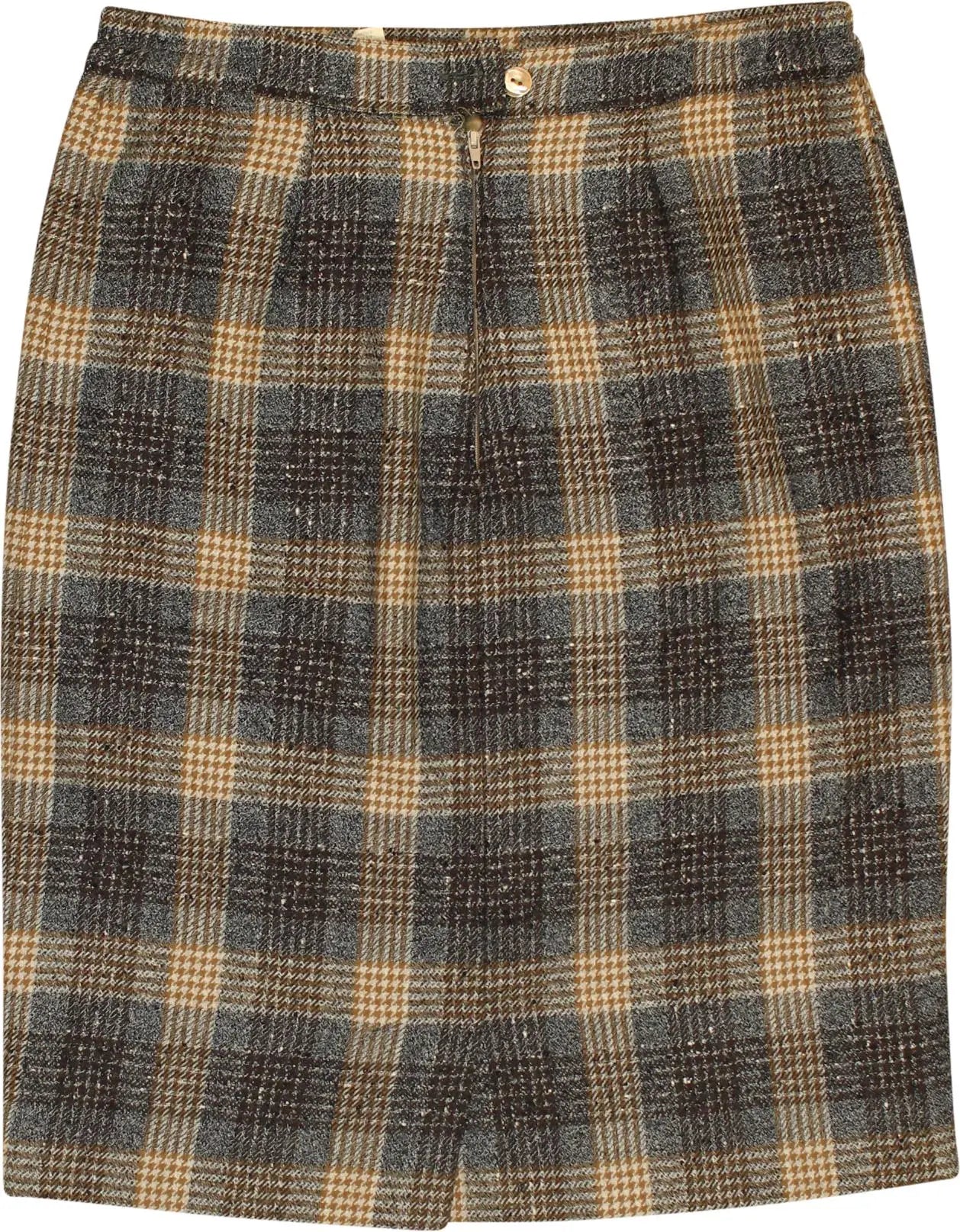 Vera Da Pozzo - Checkered pencil skirt- ThriftTale.com - Vintage and second handclothing