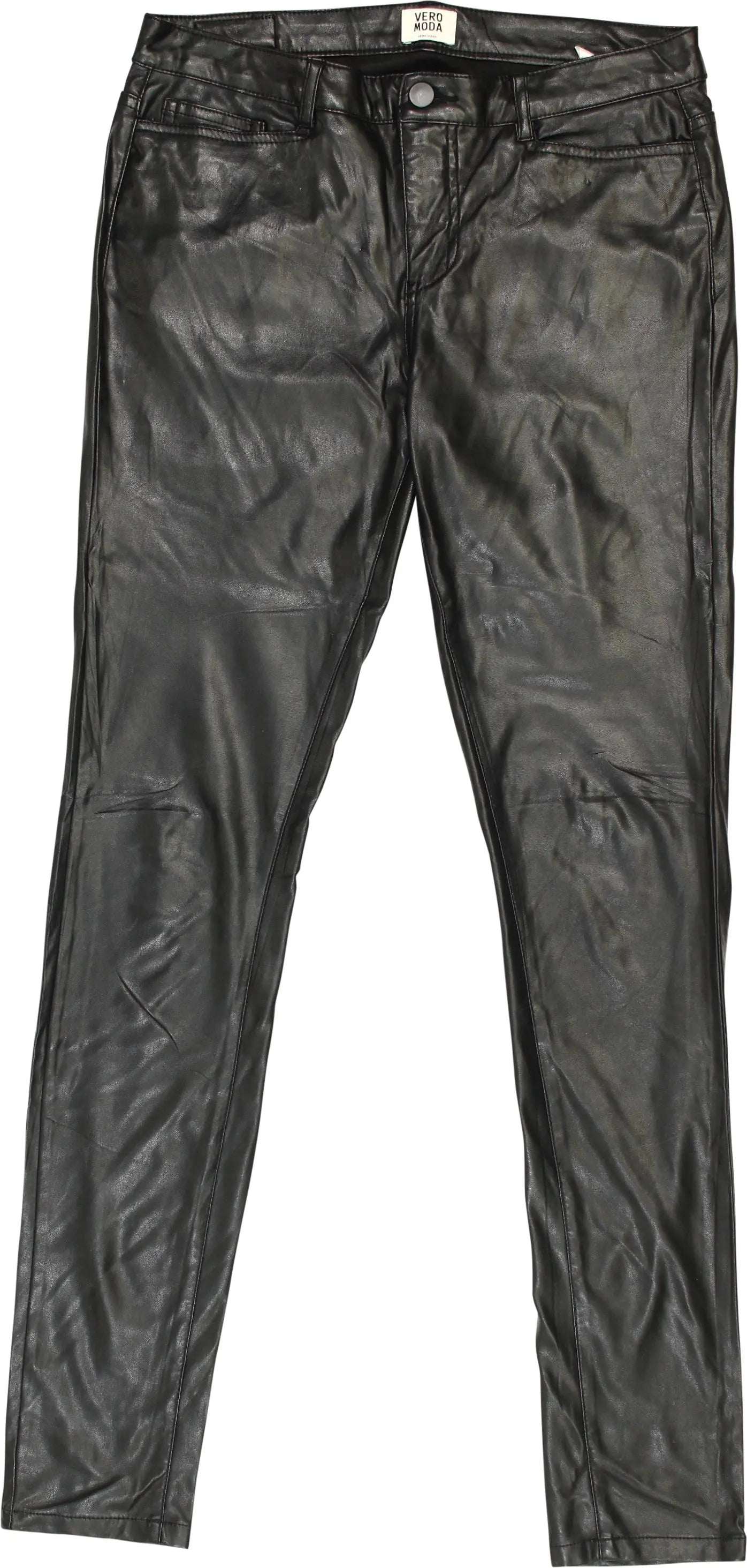 Vero Moda - Leather Pants- ThriftTale.com - Vintage and second handclothing