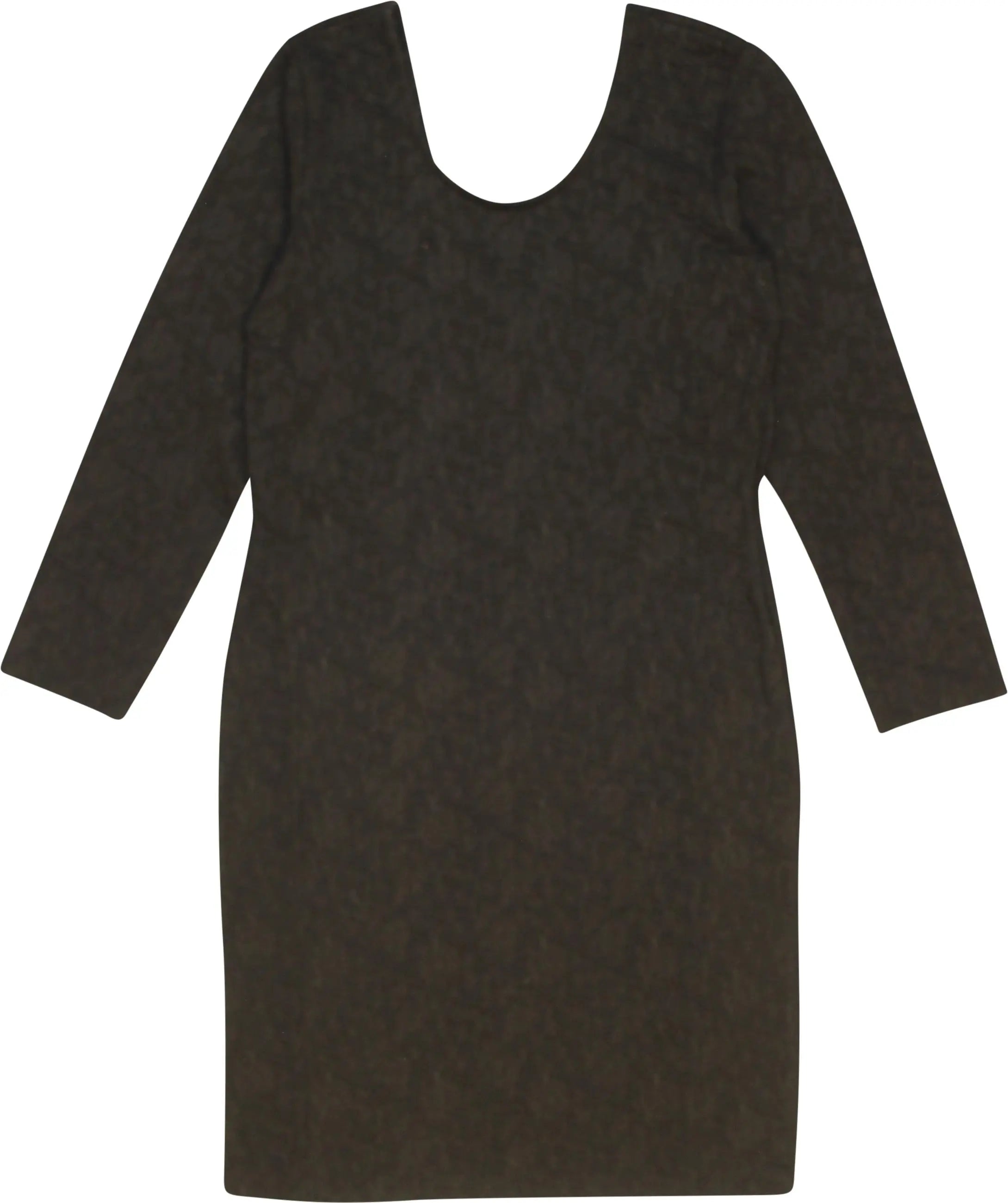 Vero Moda - Textured Black Dress- ThriftTale.com - Vintage and second handclothing