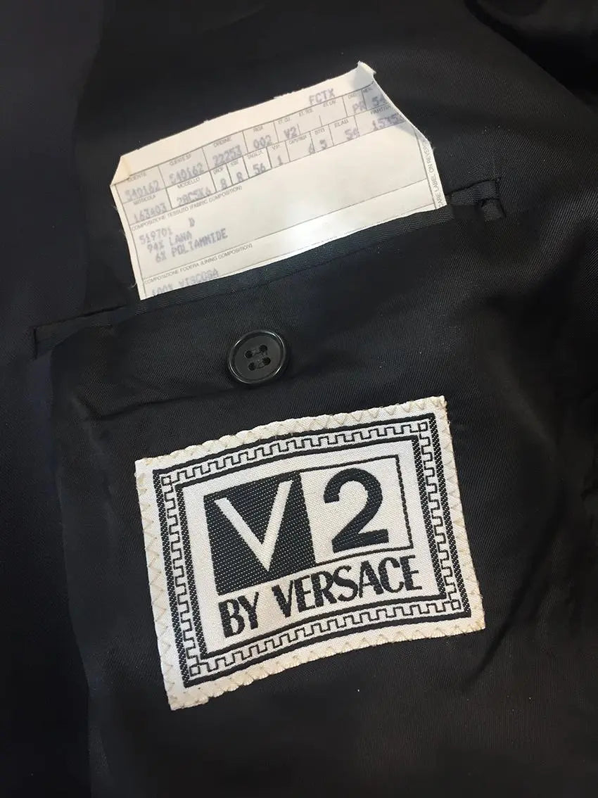 Versace - V2 by Versace Blazer- ThriftTale.com - Vintage and second handclothing