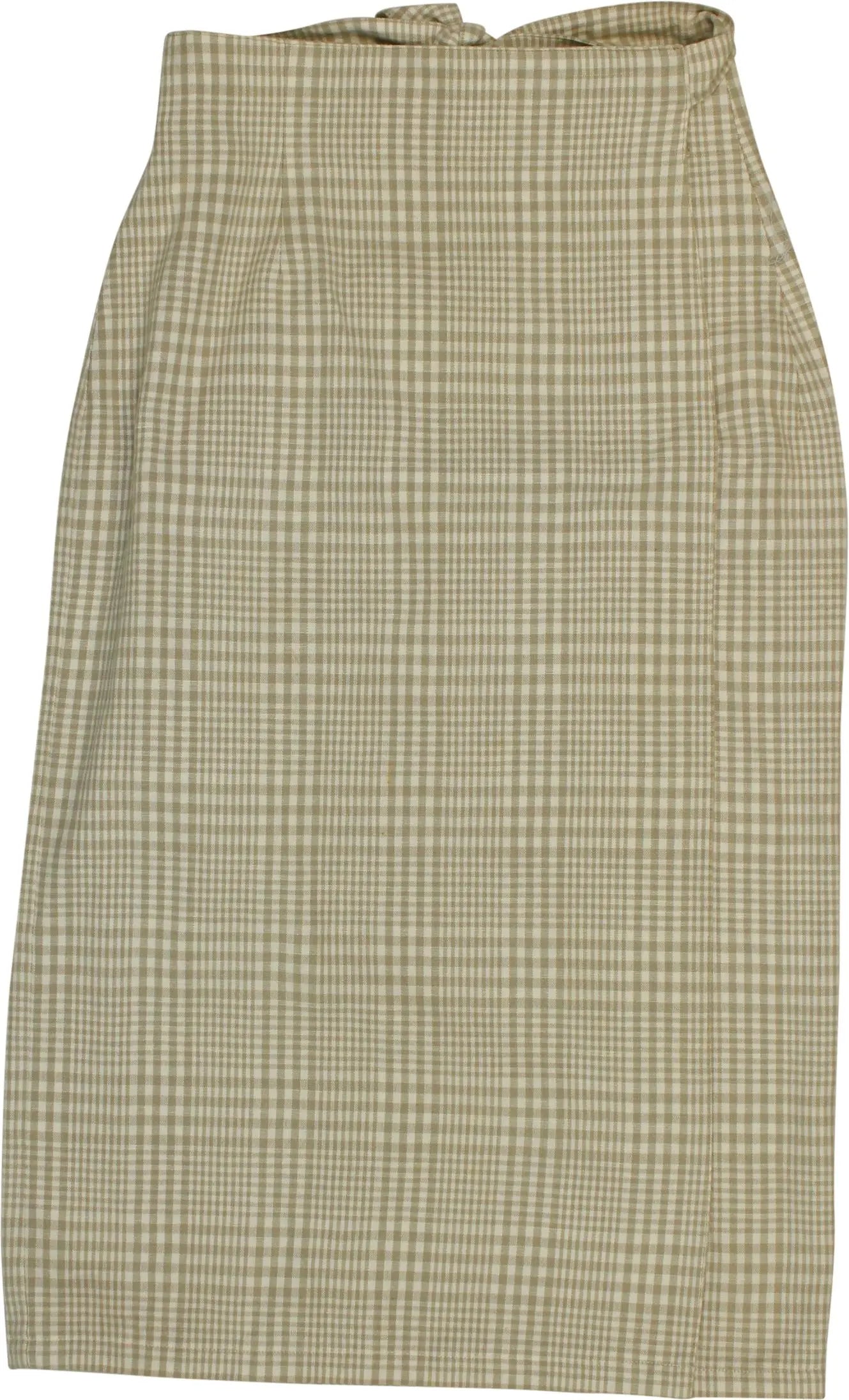 90s Checked Wrap Skirt ThriftTale