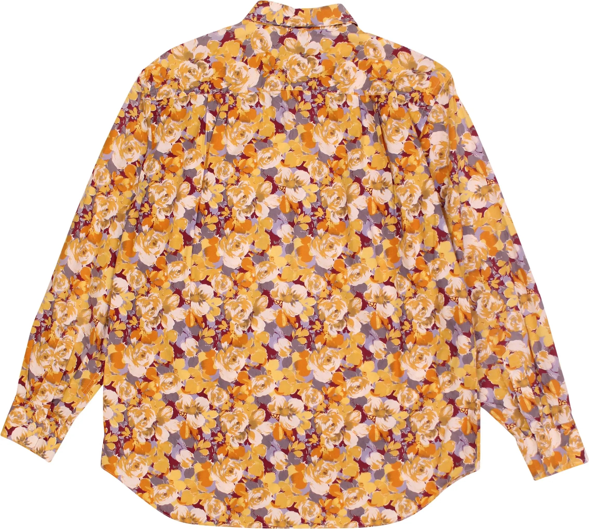 Von Freyberg - Early 80s Floral Blouse- ThriftTale.com - Vintage and second handclothing