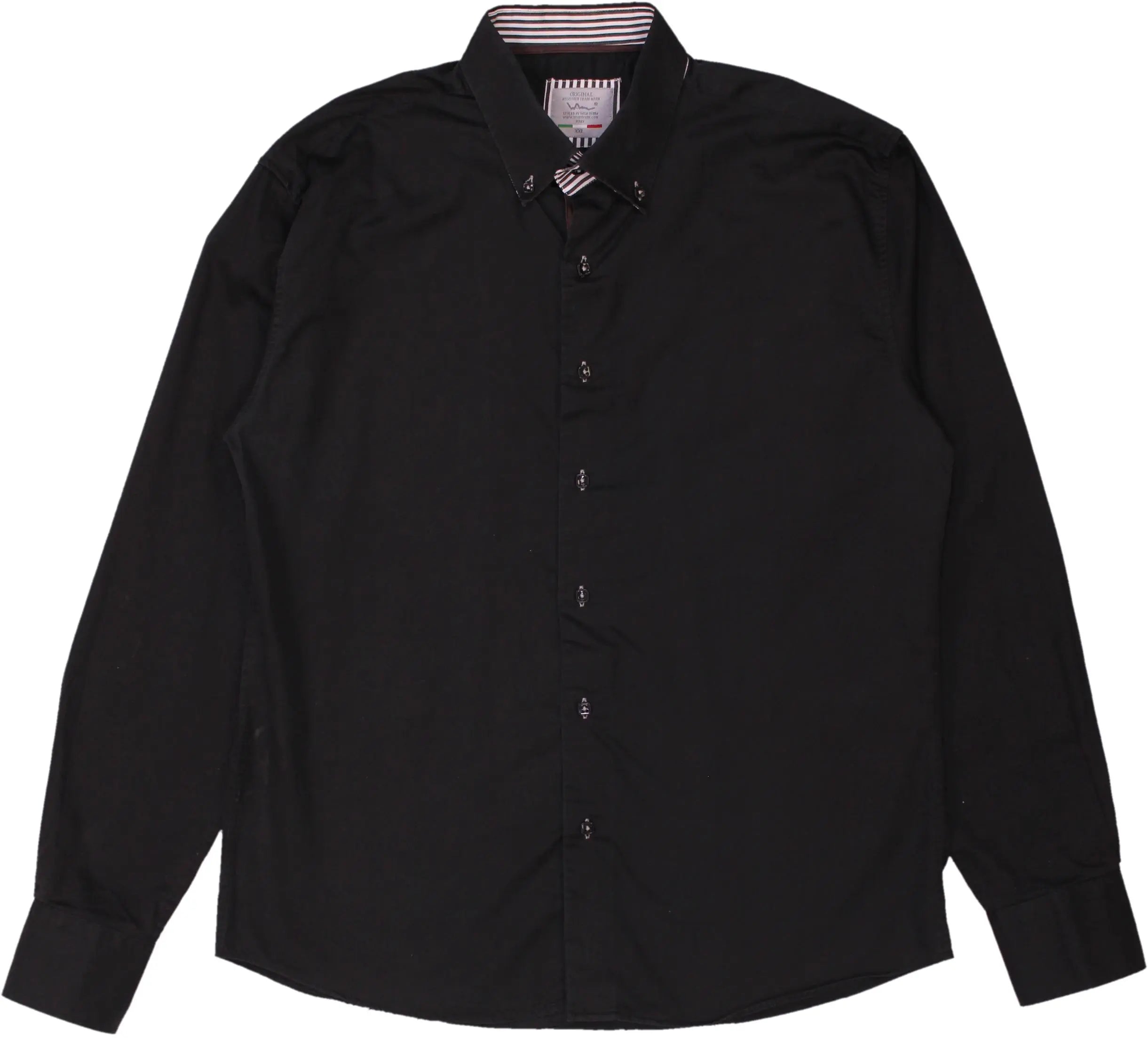 WAM Denim - Black Shirt- ThriftTale.com - Vintage and second handclothing