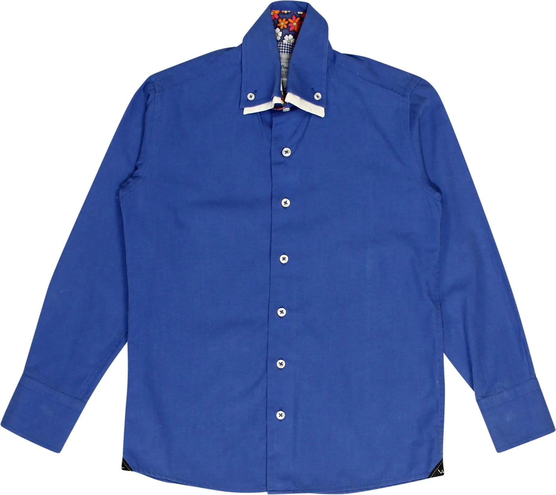 WAM Denim - Blue Shirt- ThriftTale.com - Vintage and second handclothing