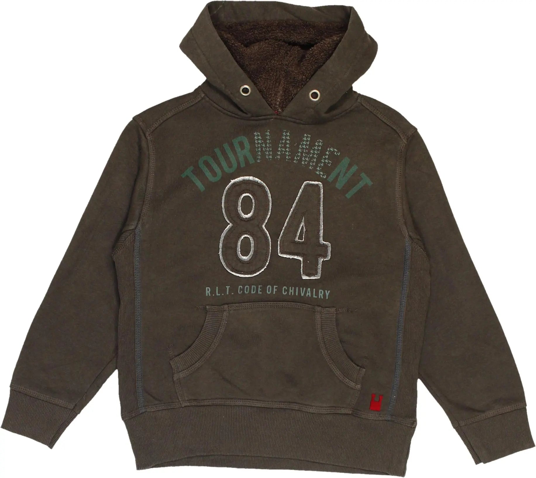 WE - Brown Hoodie- ThriftTale.com - Vintage and second handclothing