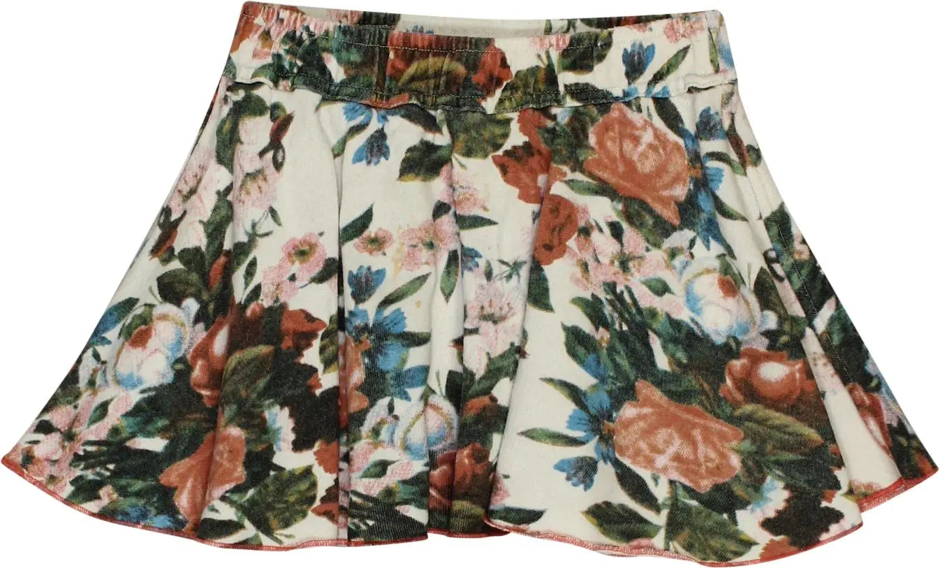 WE - Floral Skirt- ThriftTale.com - Vintage and second handclothing