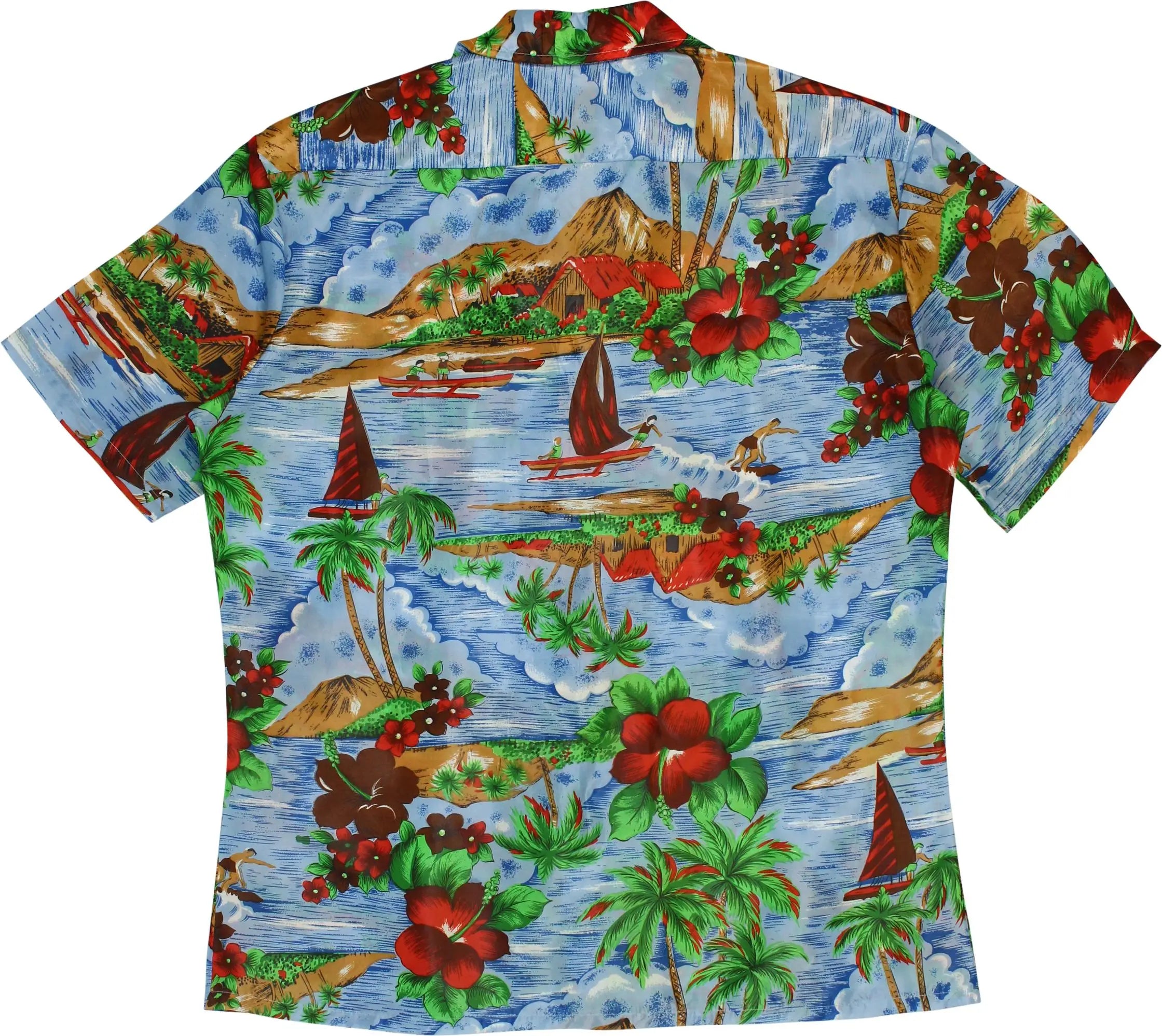Waikiki Holiday - 70s Hawaiian Shirt- ThriftTale.com - Vintage and second handclothing