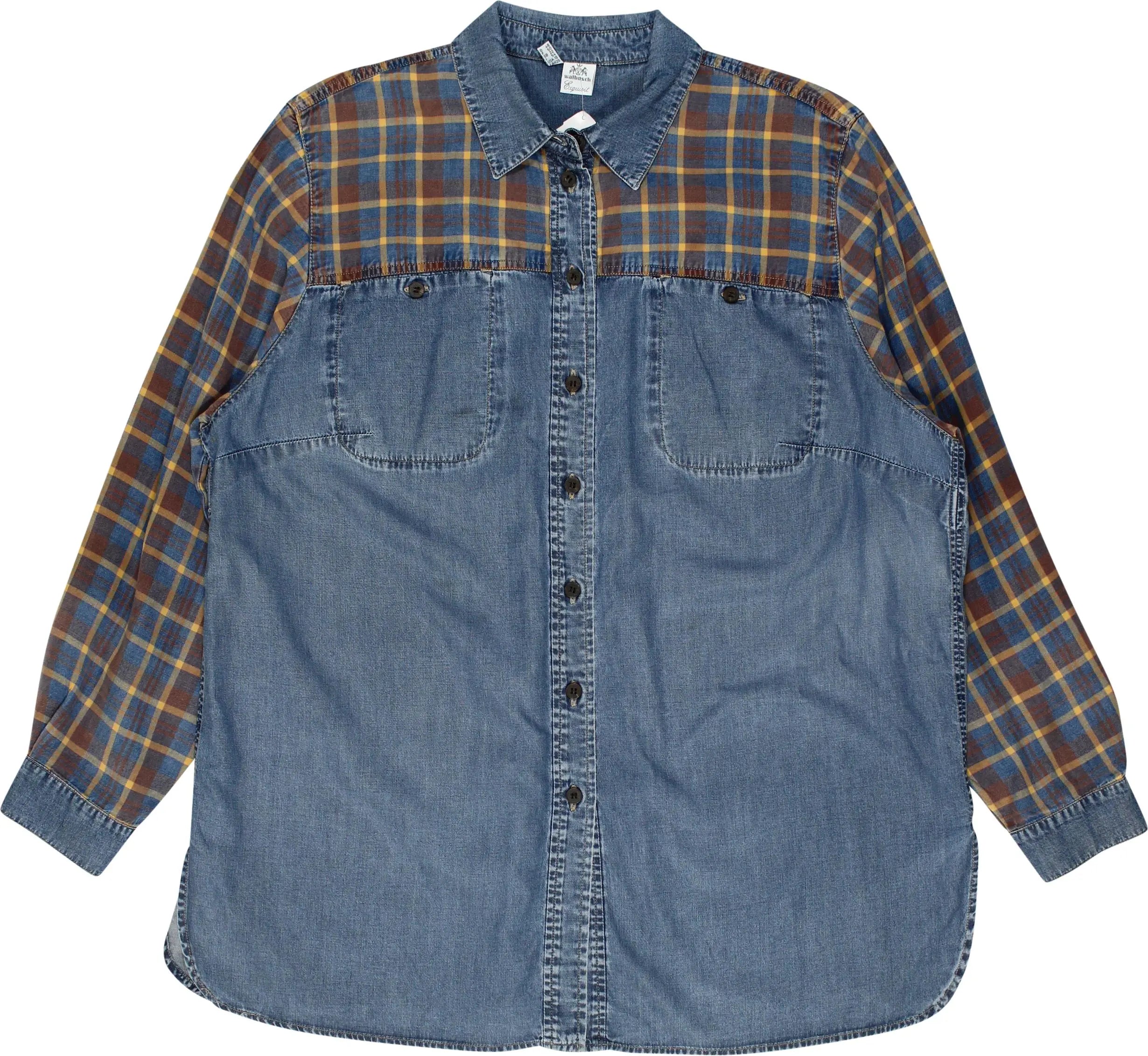 Walbusch - Denim Shirt- ThriftTale.com - Vintage and second handclothing
