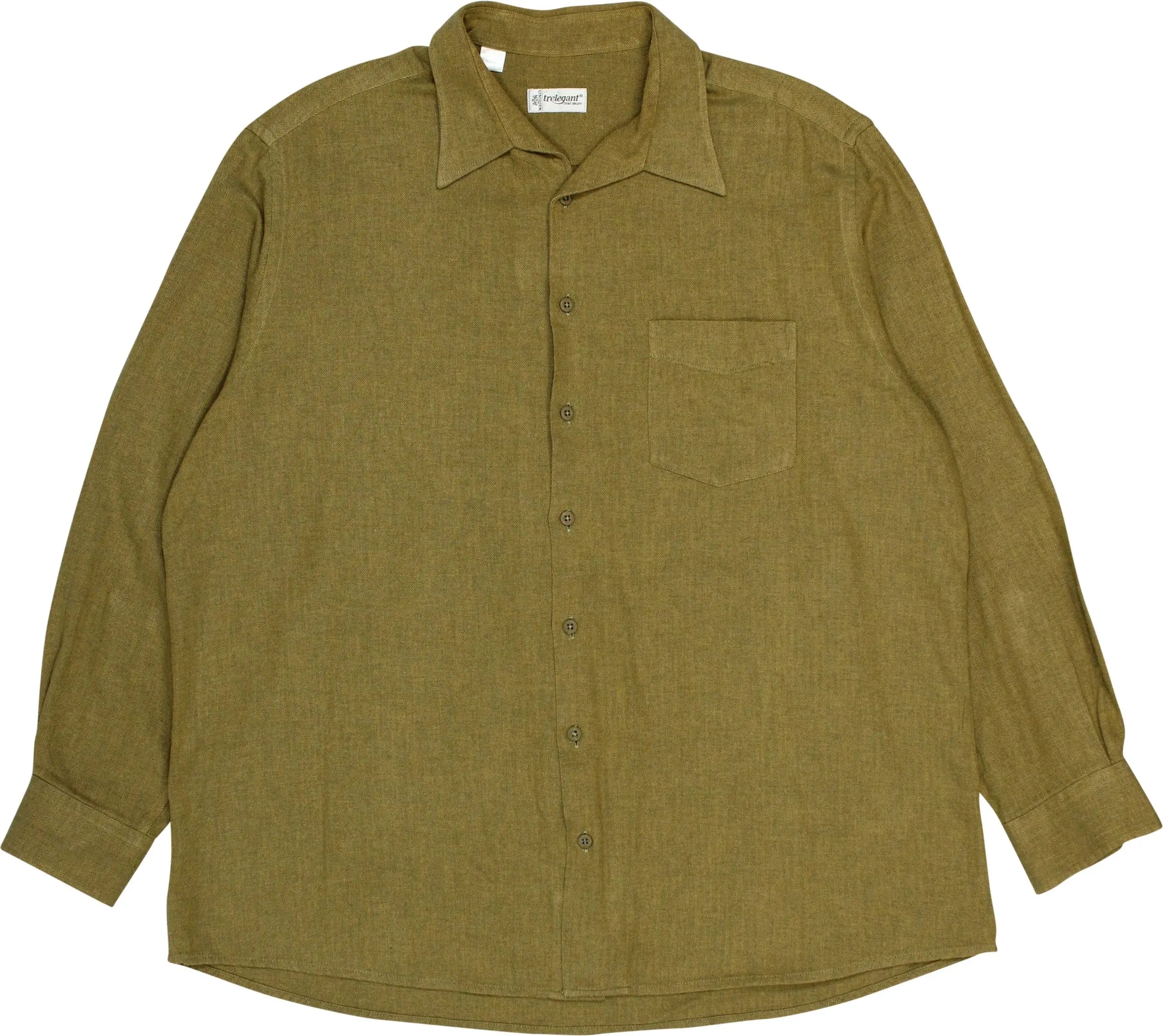Walbusch Trelegant - Green Casual Fit Shirt- ThriftTale.com - Vintage and second handclothing