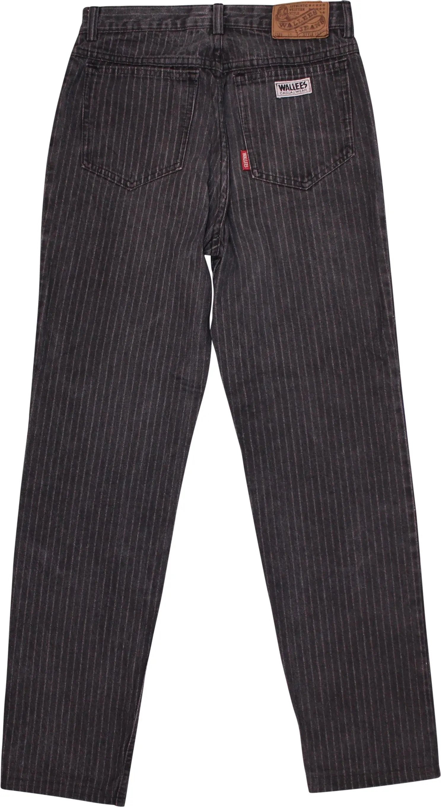 Wallees - Vintage Striped Jeans- ThriftTale.com - Vintage and second handclothing