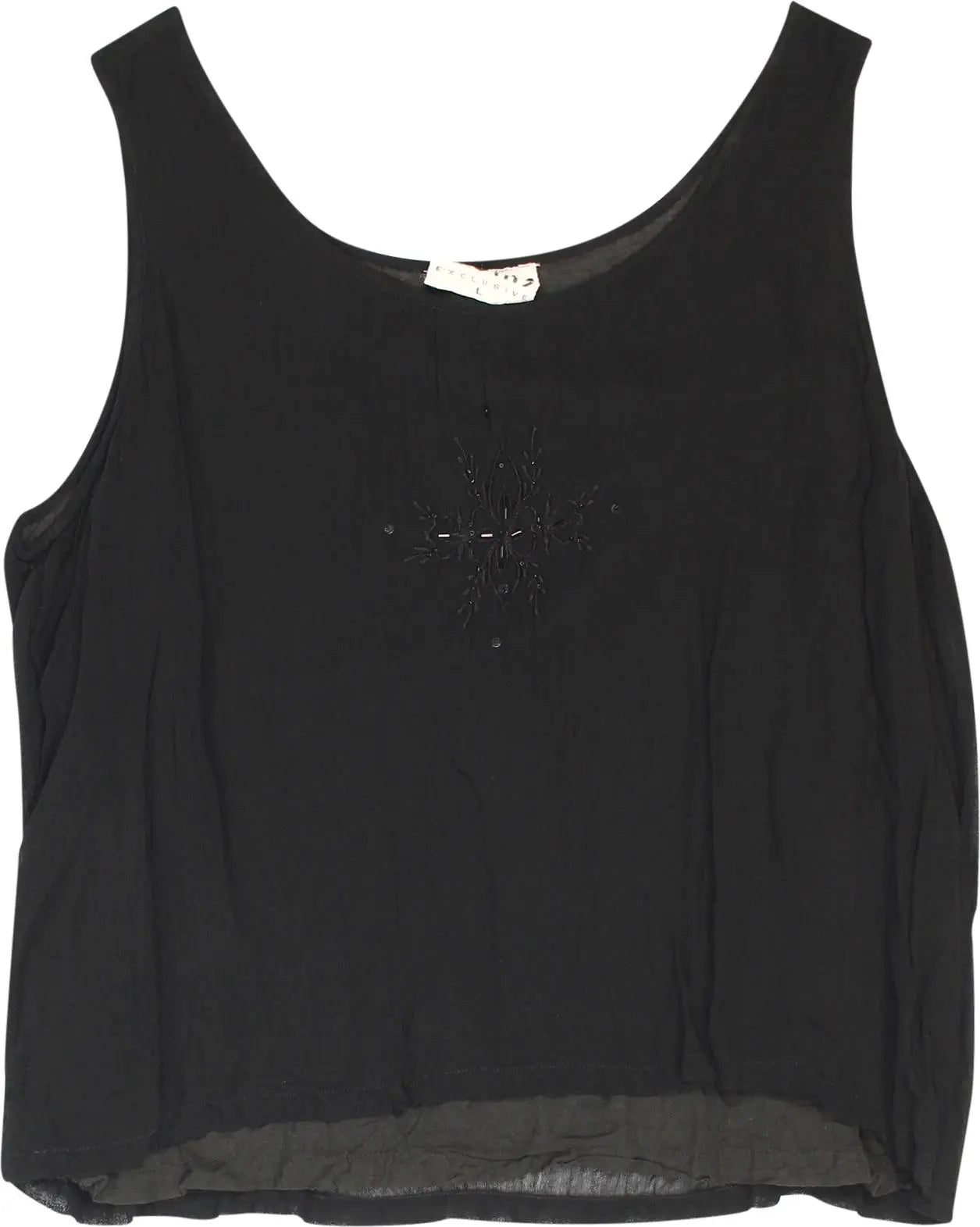 Wallis Exclusive - Sleeveless Top with Beads- ThriftTale.com - Vintage and second handclothing