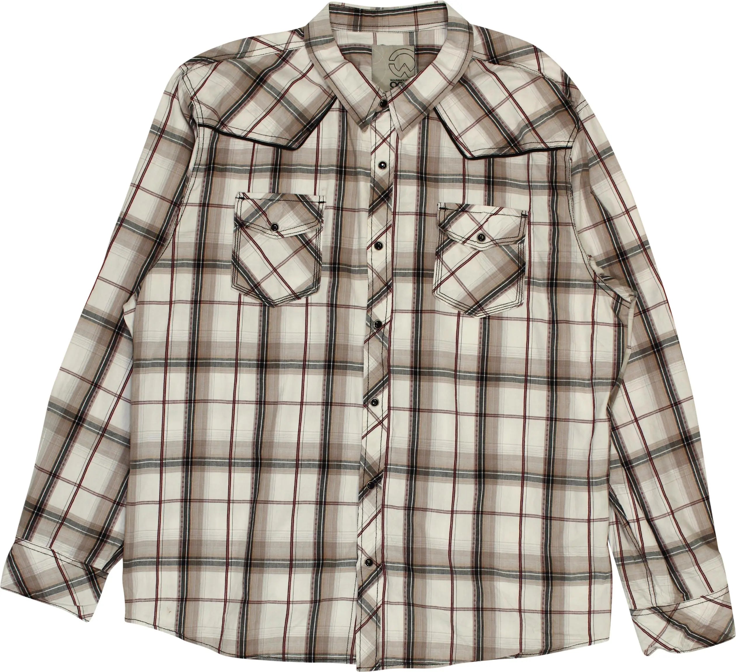 Warehouse One - Checkered Shirt- ThriftTale.com - Vintage and second handclothing