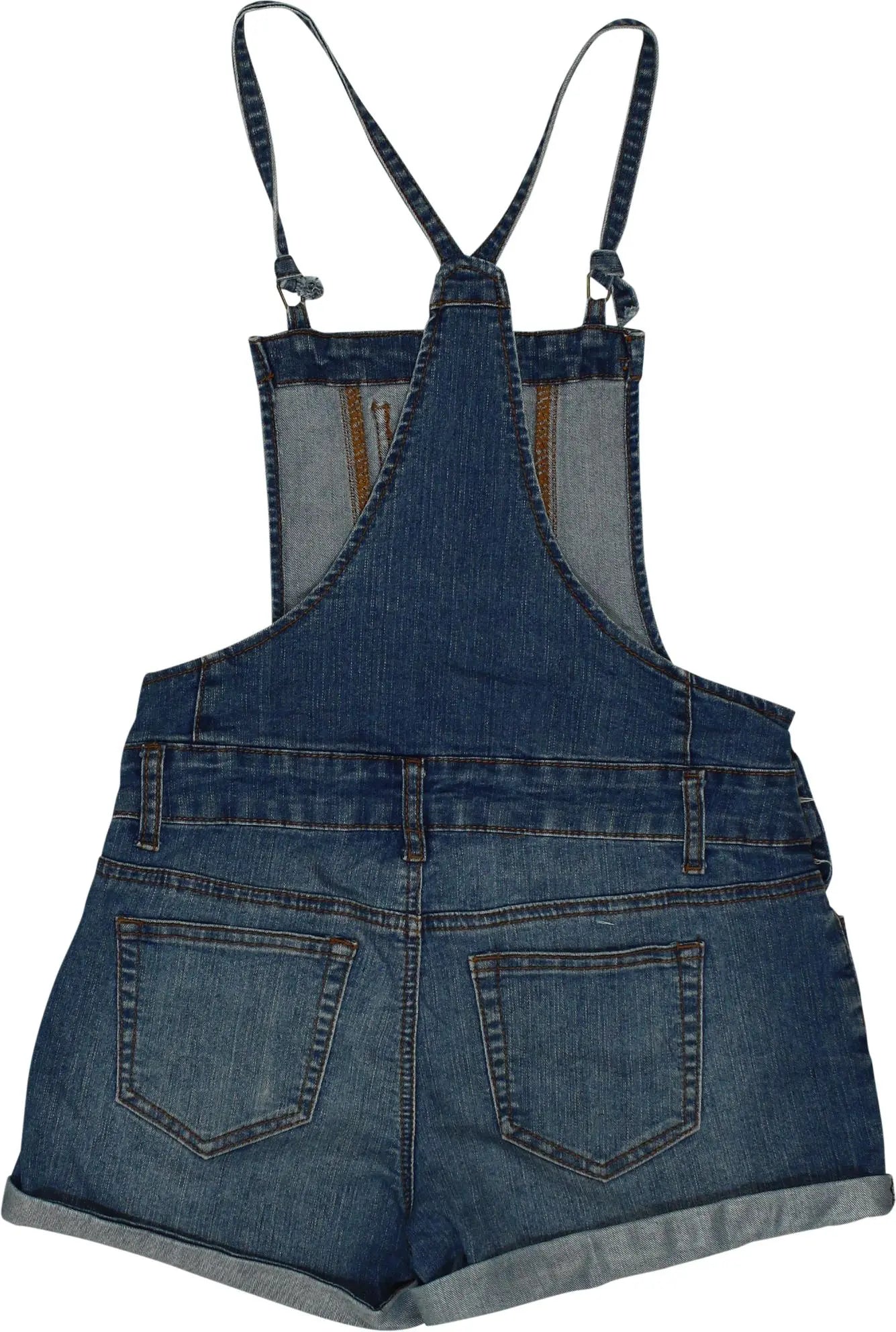 Wax Jeans - Short Denim Overall- ThriftTale.com - Vintage and second handclothing