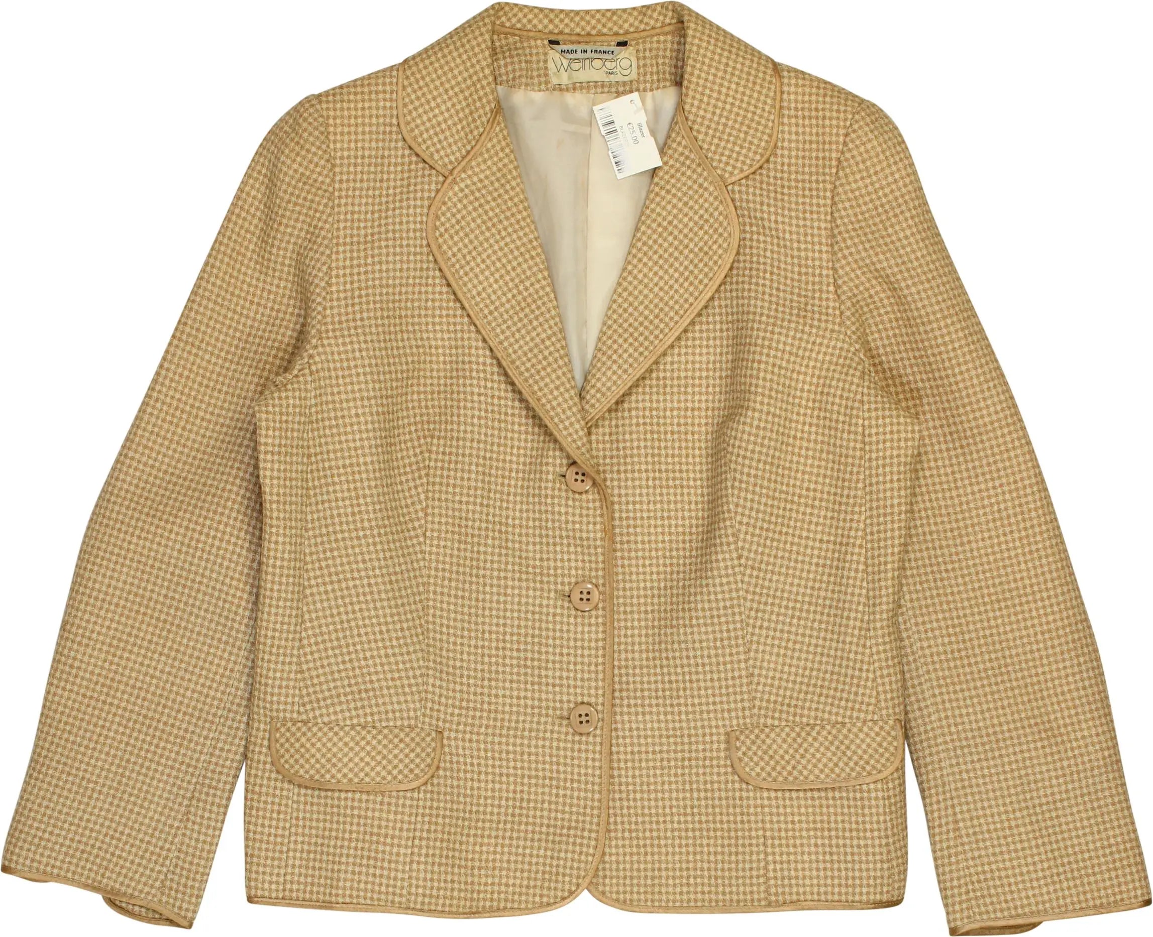 Weinberg - Blazer- ThriftTale.com - Vintage and second handclothing