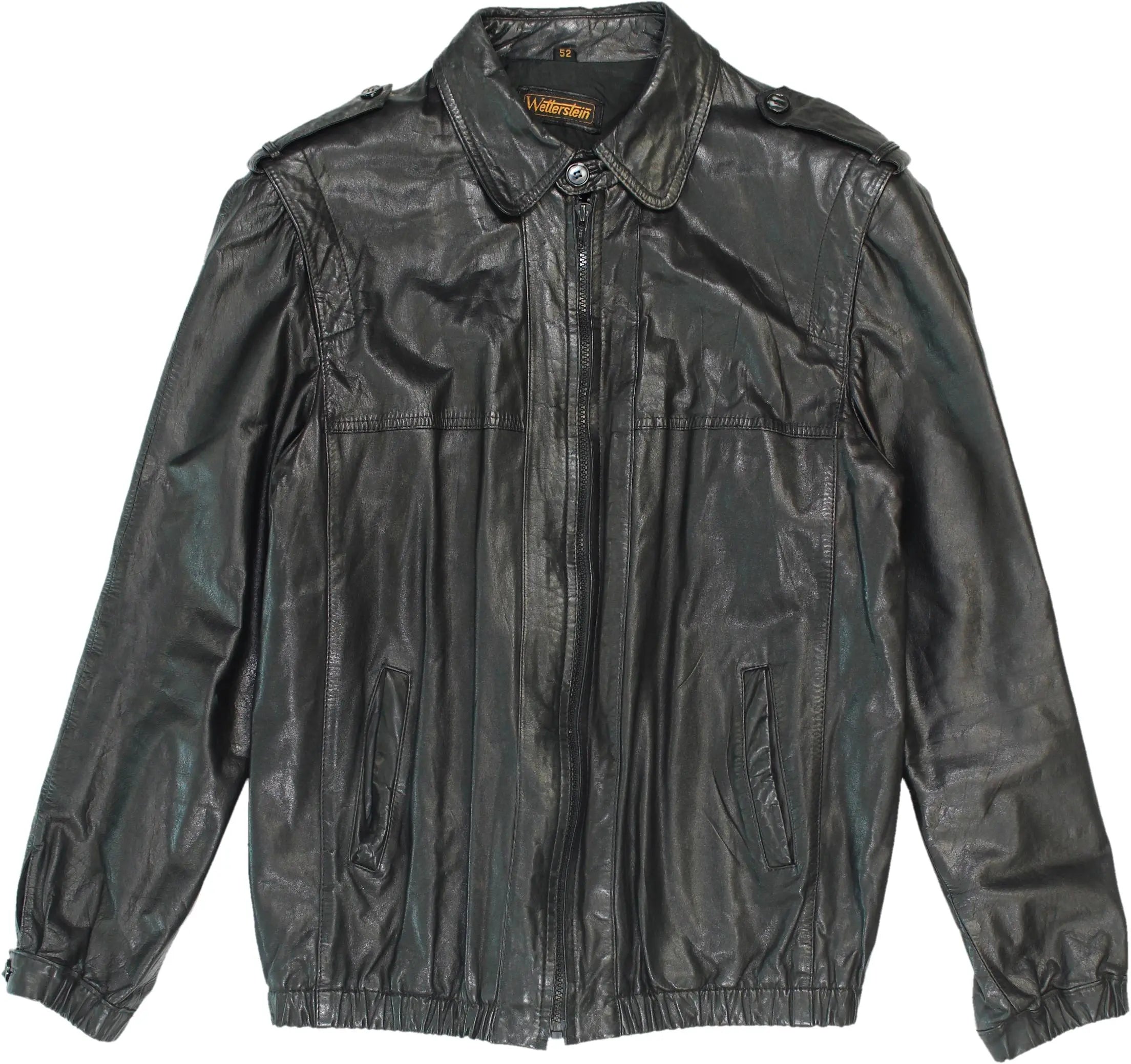 Wetterstein - Leather Jacket- ThriftTale.com - Vintage and second handclothing