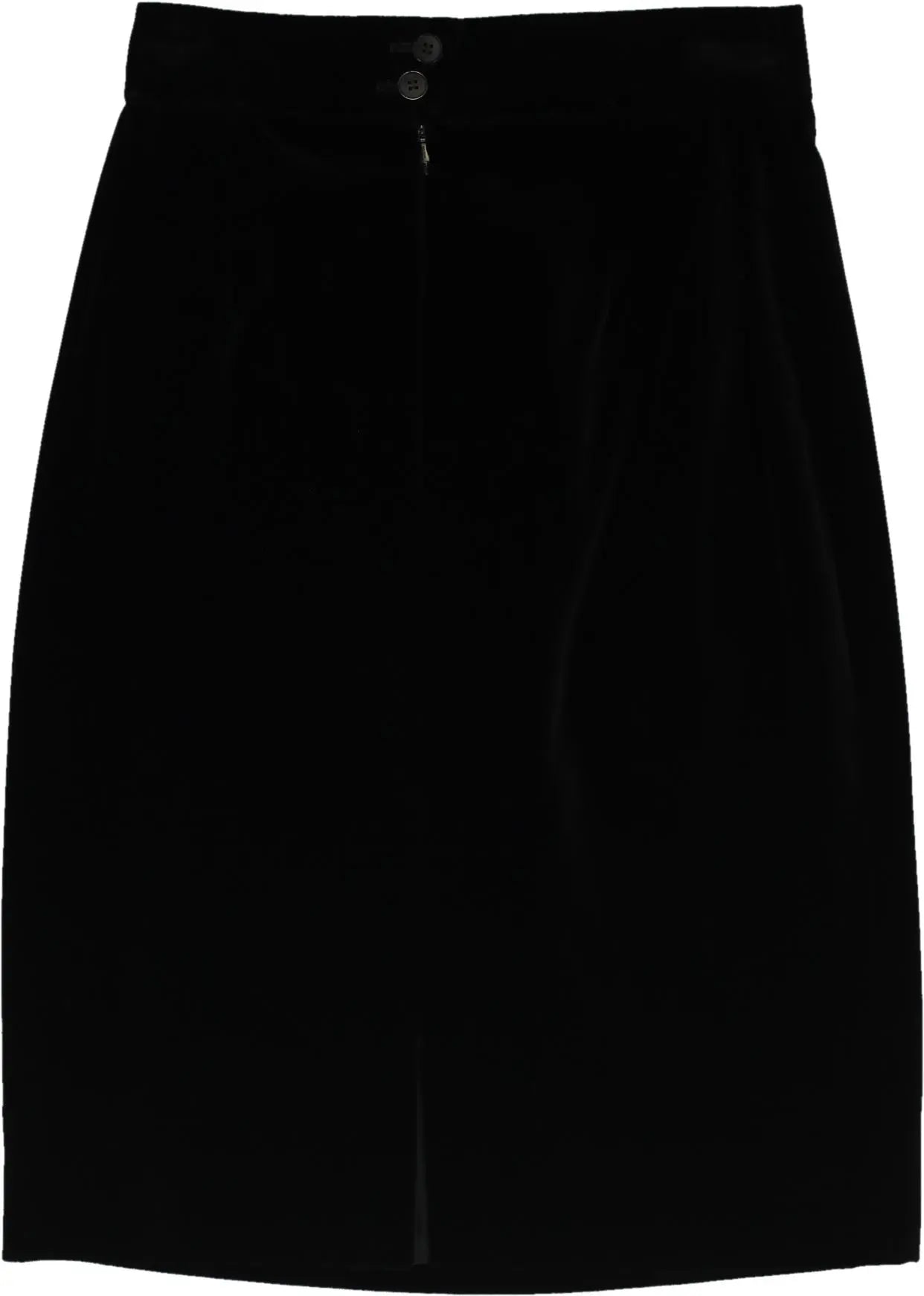 Widudress - 80s Velvet Skirt- ThriftTale.com - Vintage and second handclothing