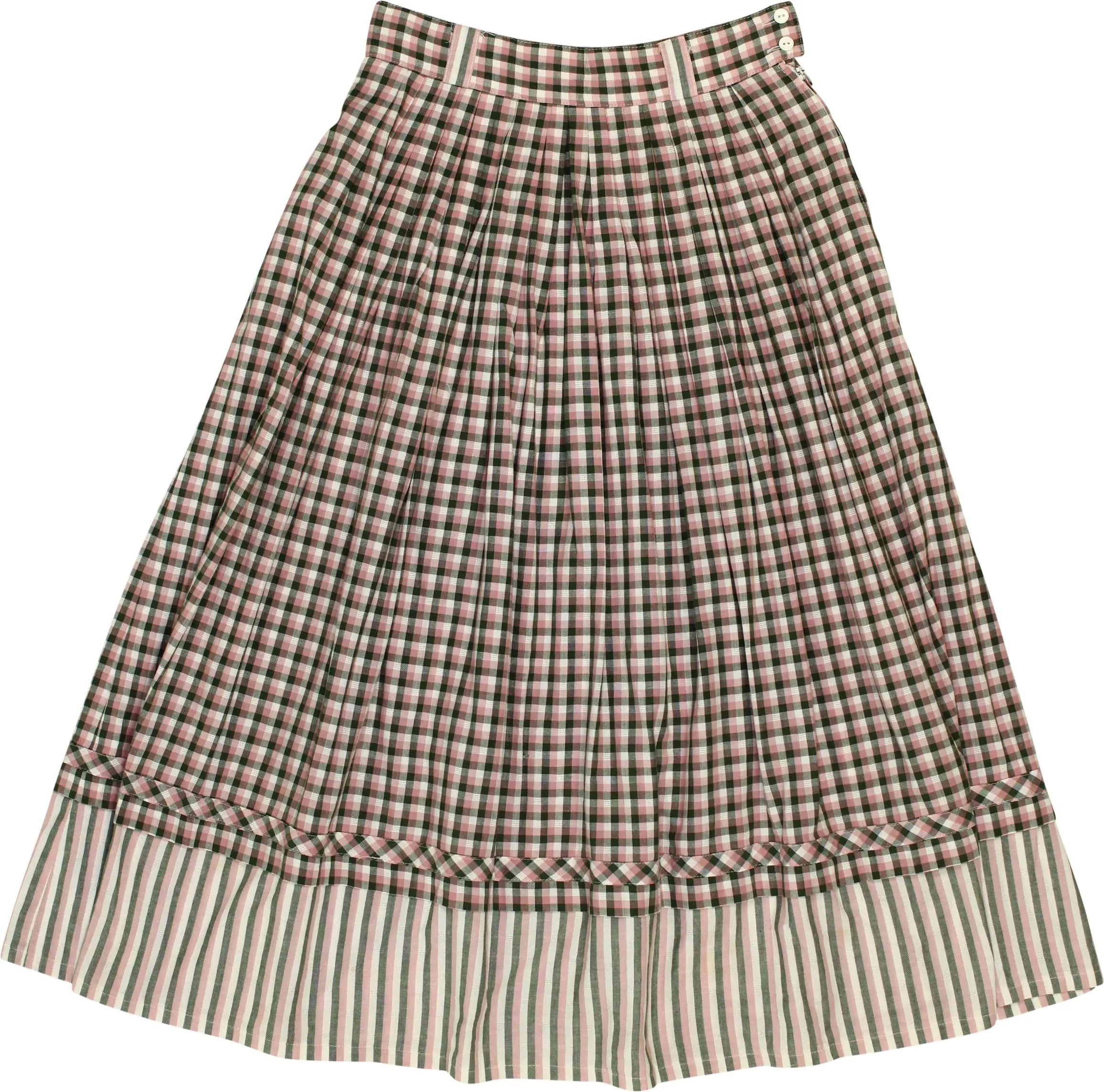 Wiko - Checked Midi Skirt- ThriftTale.com - Vintage and second handclothing