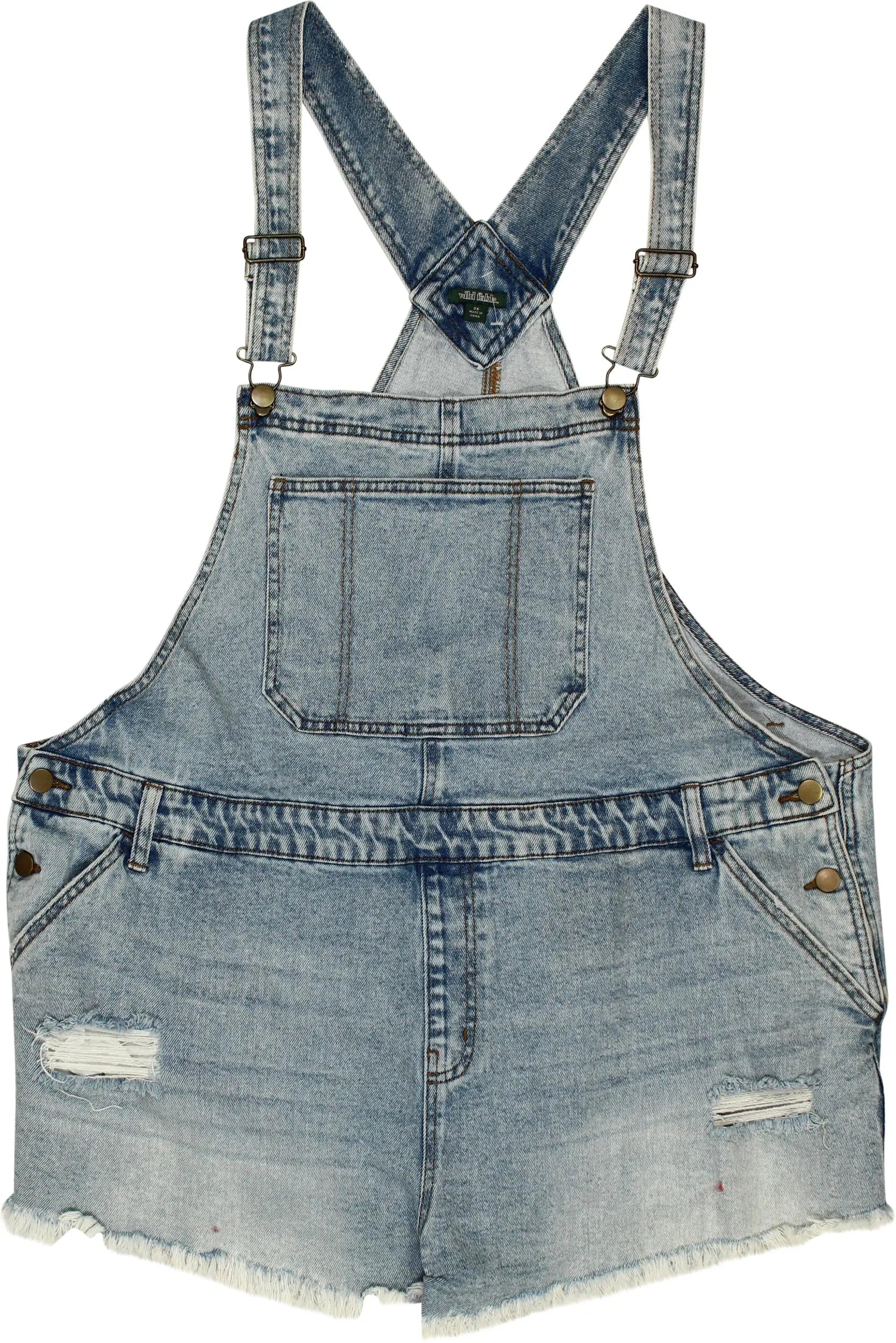 Wild Fable - Short Denim Overall- ThriftTale.com - Vintage and second handclothing