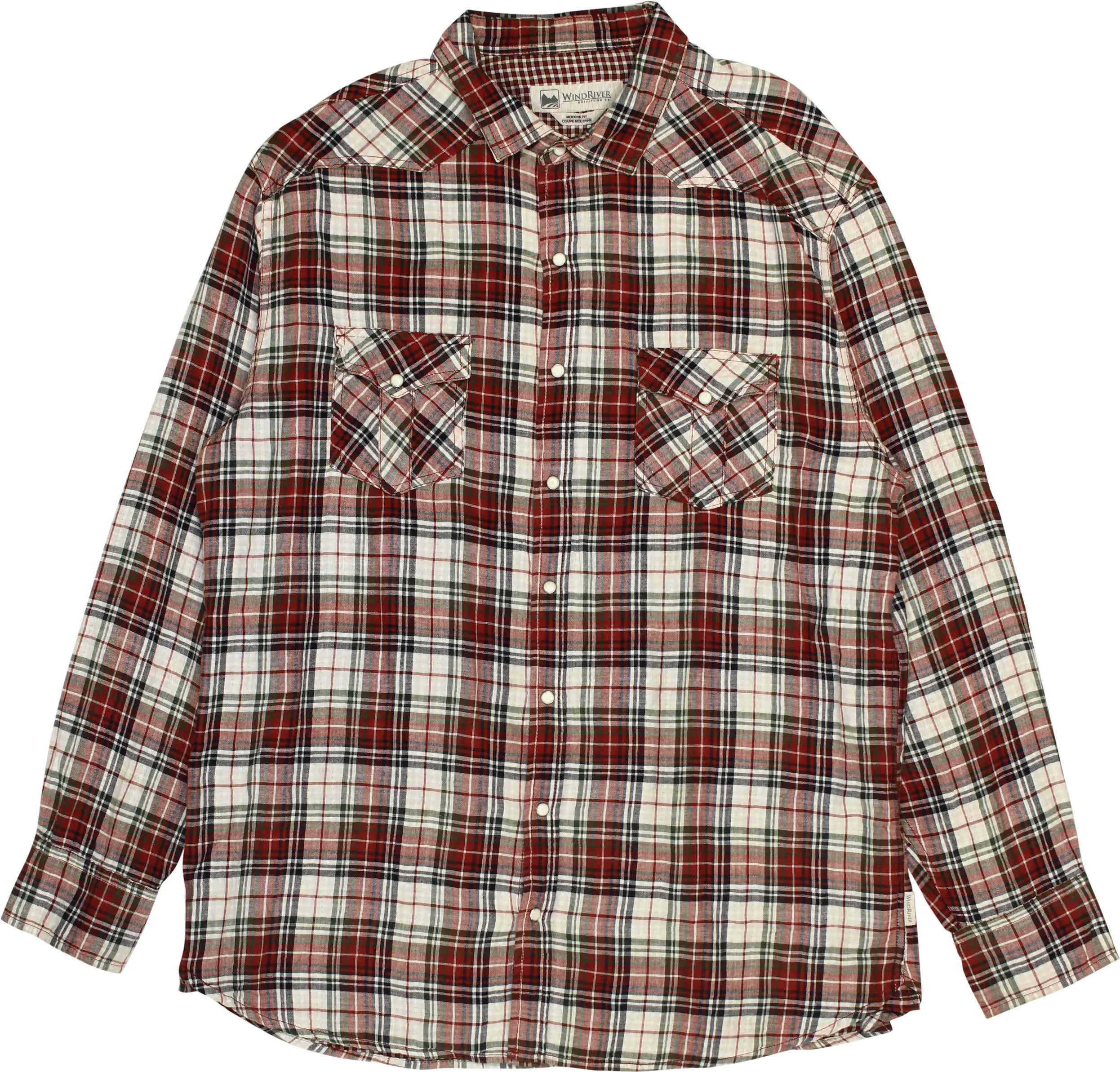 WindRiver - Checked Shirt- ThriftTale.com - Vintage and second handclothing