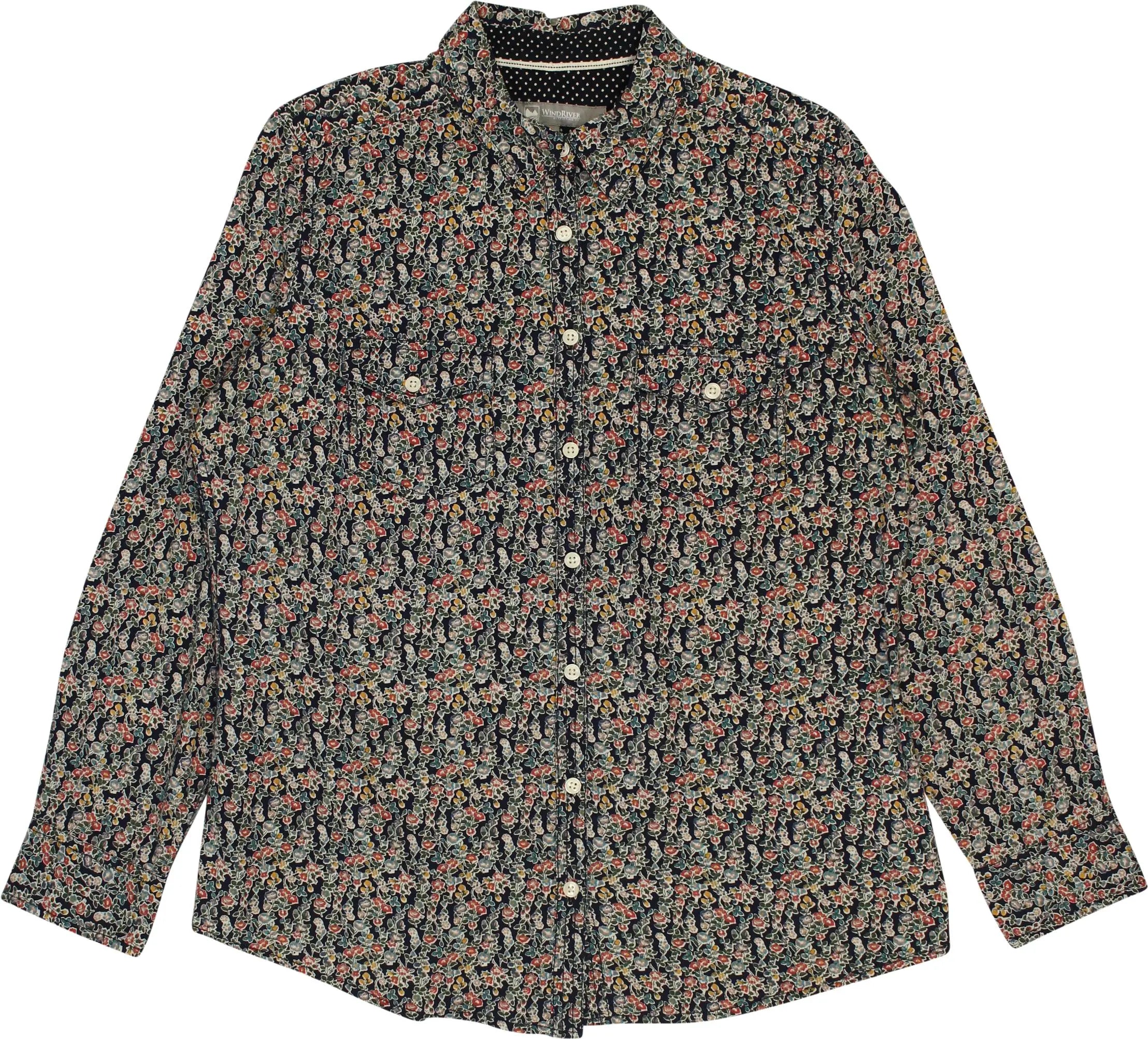 WindRiver - Floral Shirt- ThriftTale.com - Vintage and second handclothing