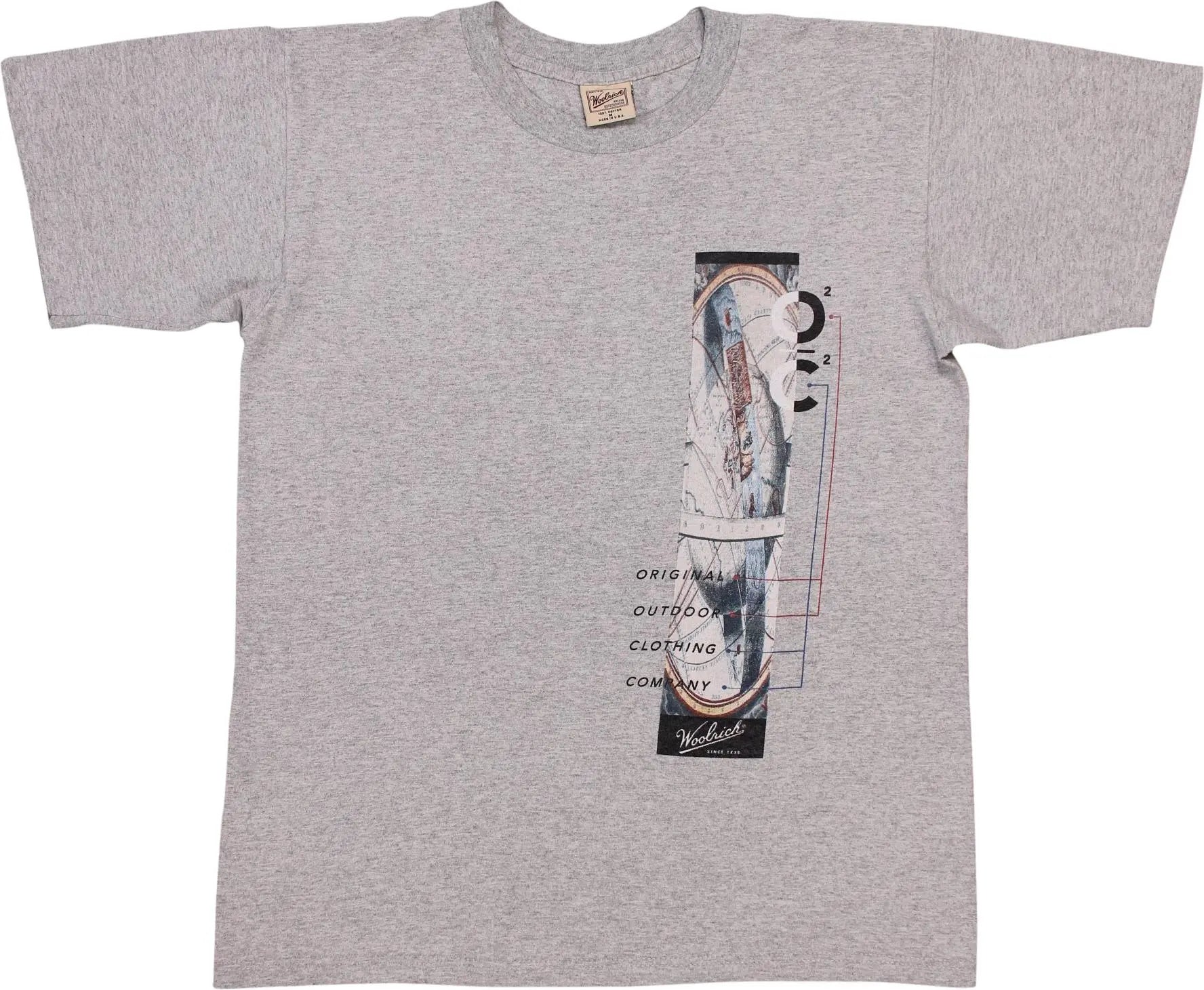 Woolrich - Grey T-shirt by Woolrich- ThriftTale.com - Vintage and second handclothing