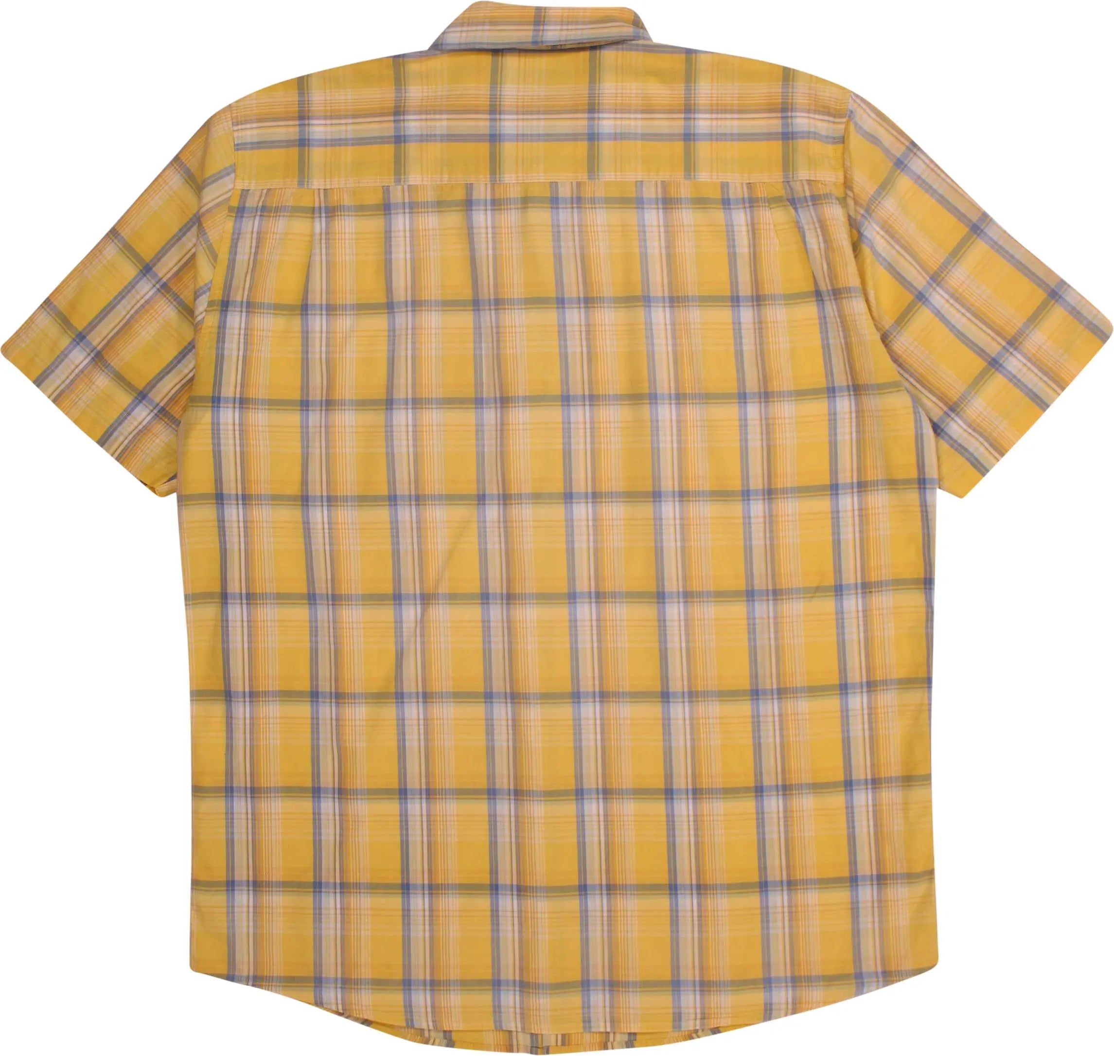 Woolrich - Yellow Checked Short Sleeve Shirt by Woolrich- ThriftTale.com - Vintage and second handclothing