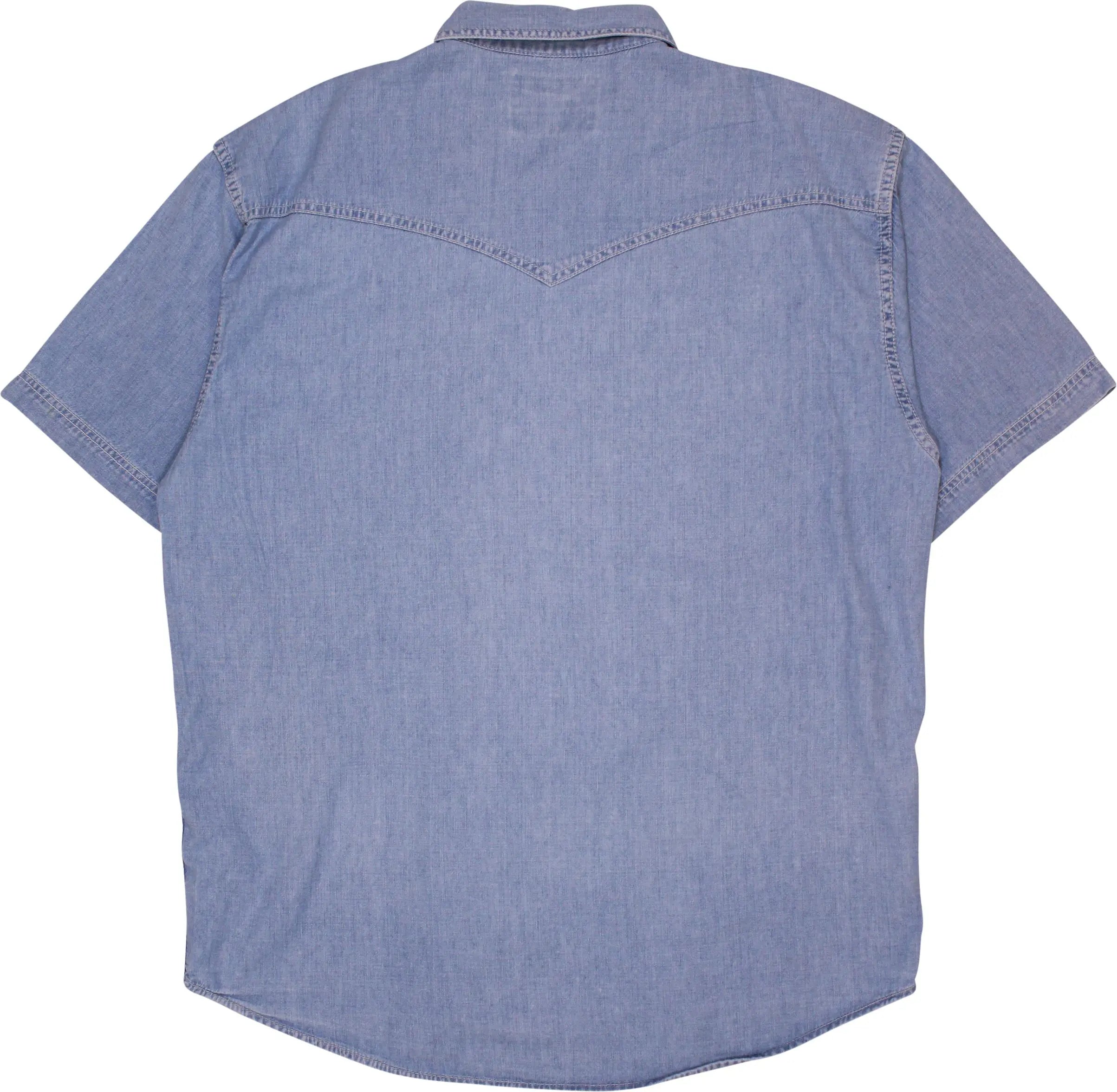 Wrangler - 90s Short Sleeve Denim Shirt- ThriftTale.com - Vintage and second handclothing