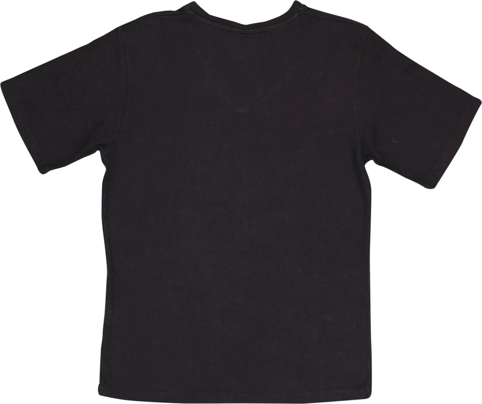Wrangler - Black V-Neck T-shirt by Wrangler- ThriftTale.com - Vintage and second handclothing