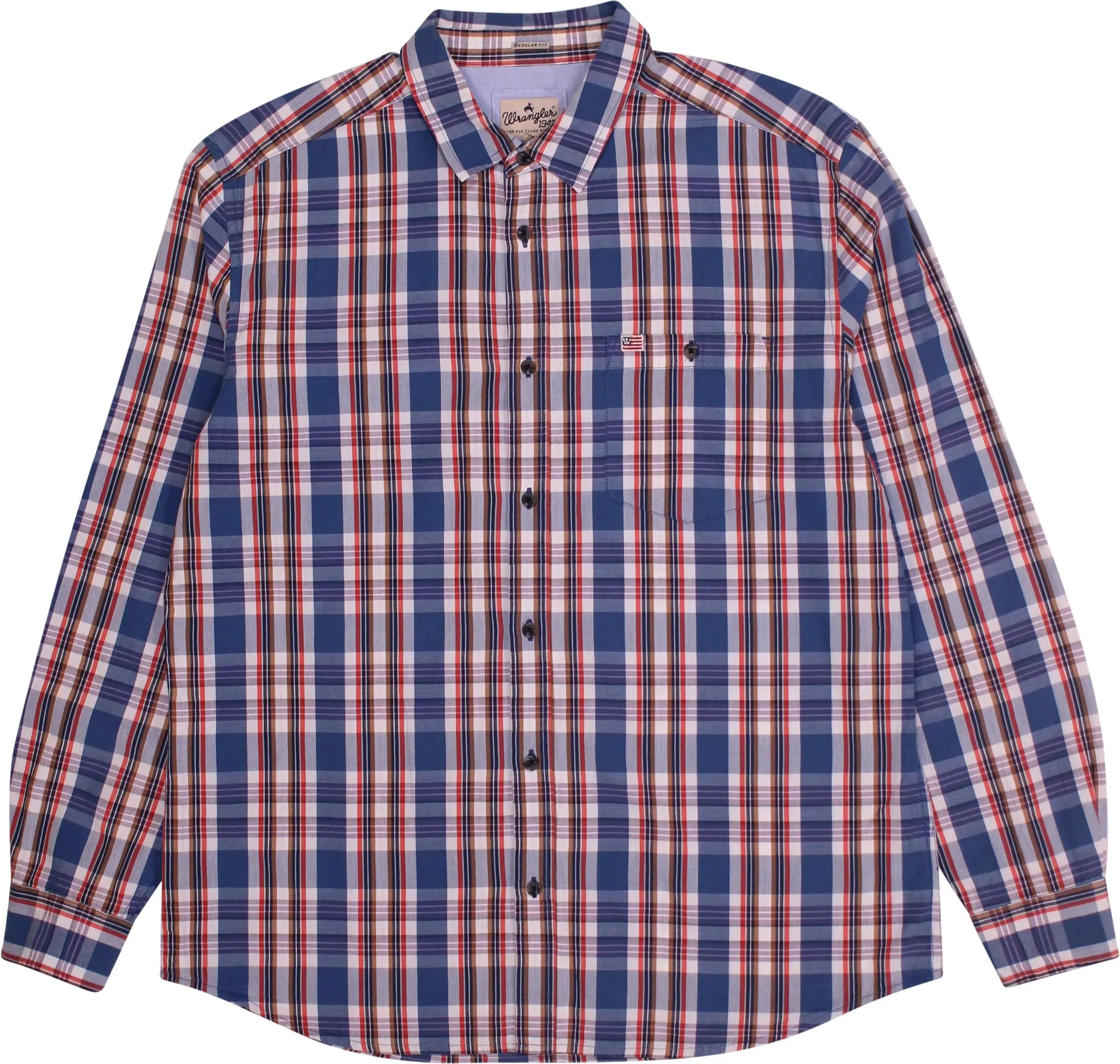 Wrangler - Checked Shirt by Wrangler- ThriftTale.com - Vintage and second handclothing