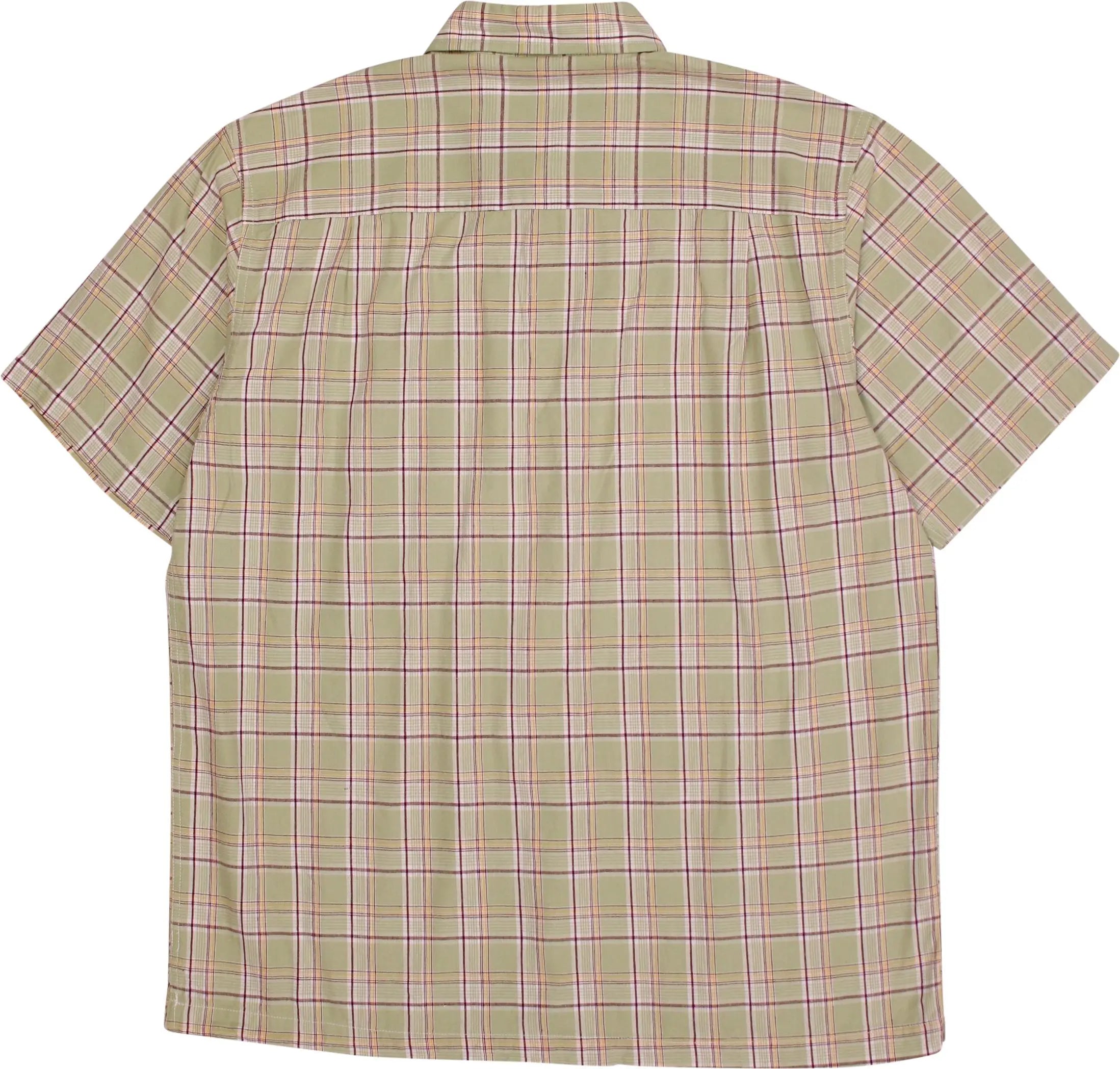 Wrangler - Green Checked Short Sleeve Shirt by Wrangler- ThriftTale.com - Vintage and second handclothing