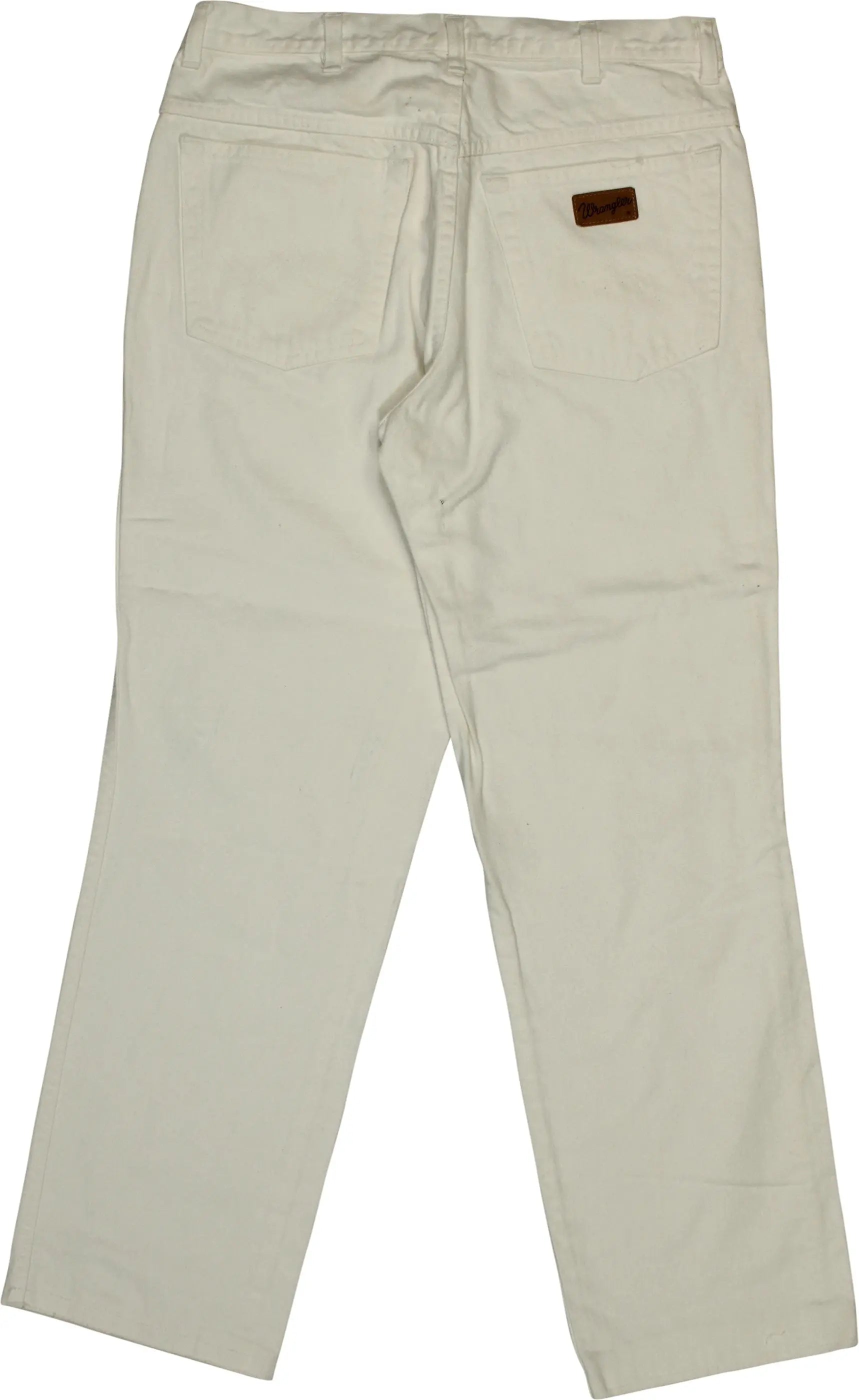 Wrangler - Wrangler White Regular Fit Jeans- ThriftTale.com - Vintage and second handclothing