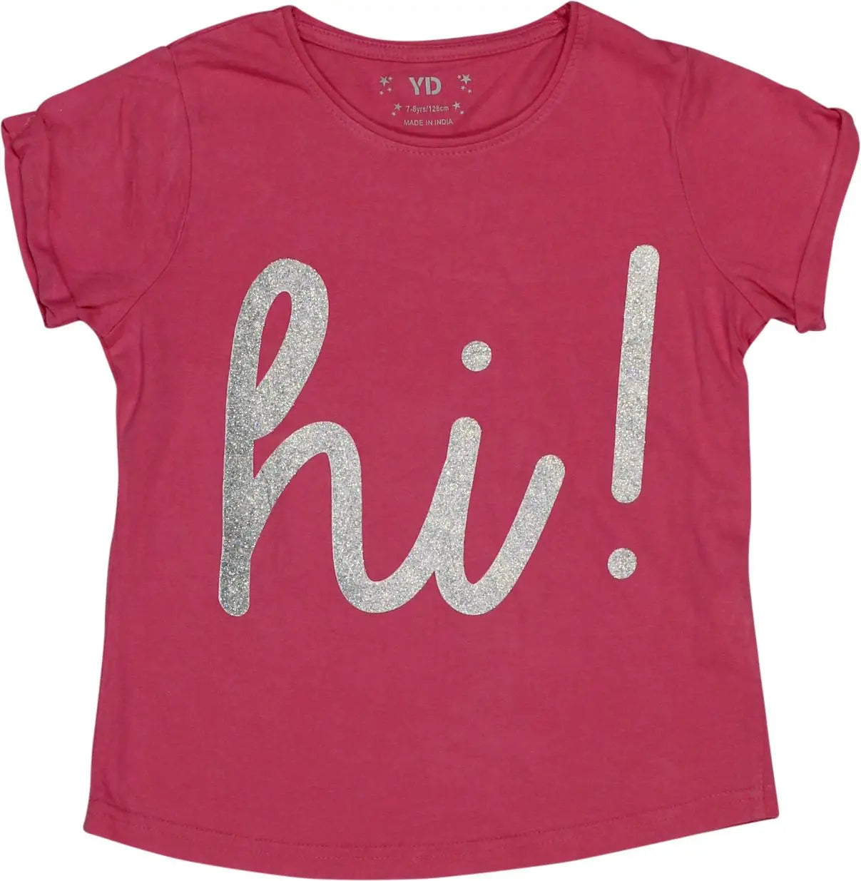 YD - Pink T-shirt- ThriftTale.com - Vintage and second handclothing