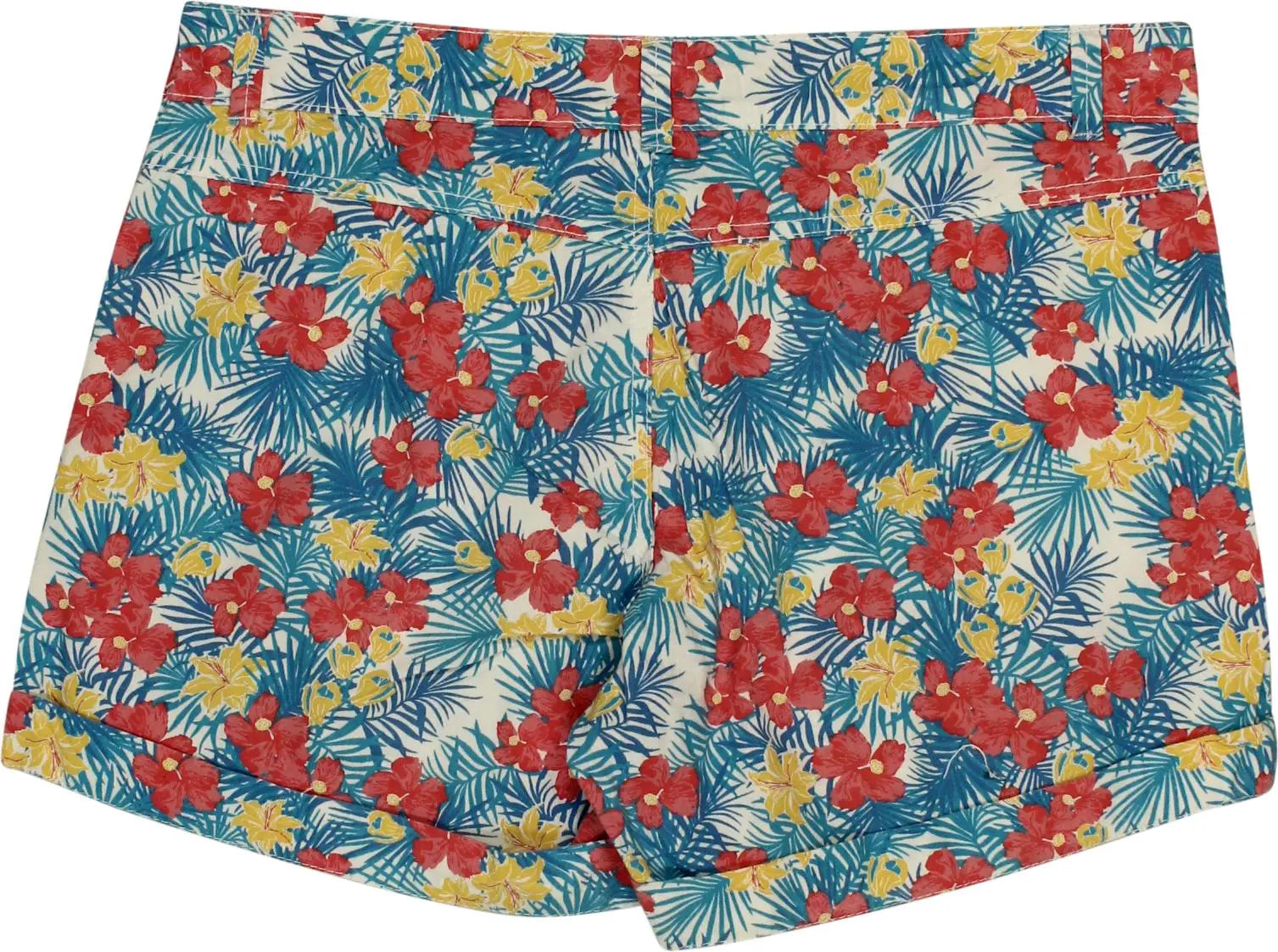 YFT - Floral Shorts- ThriftTale.com - Vintage and second handclothing