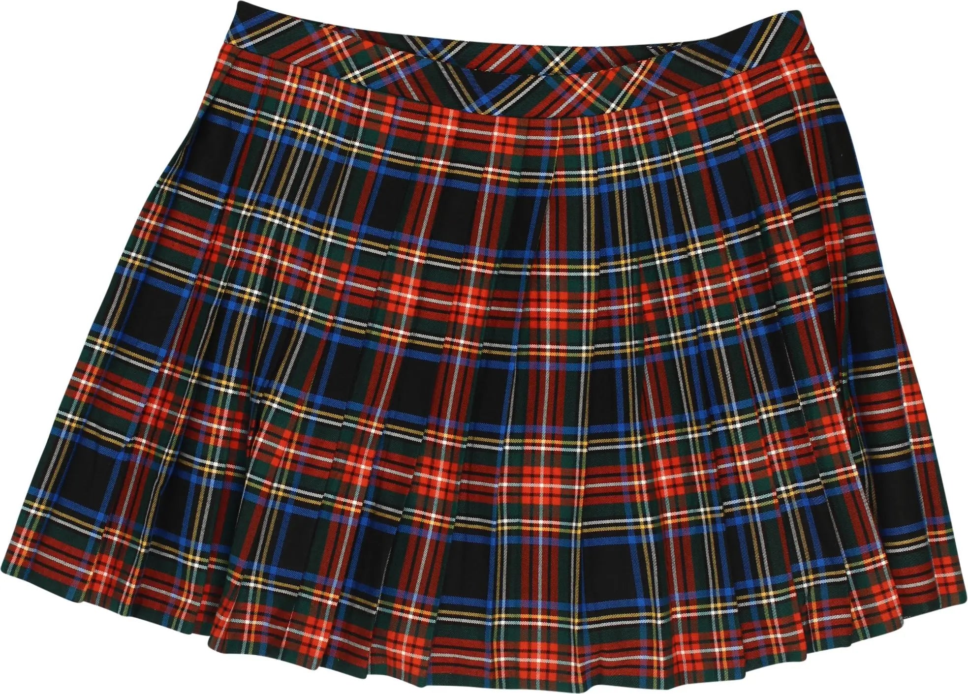 Yessica - Tartan Skirt- ThriftTale.com - Vintage and second handclothing