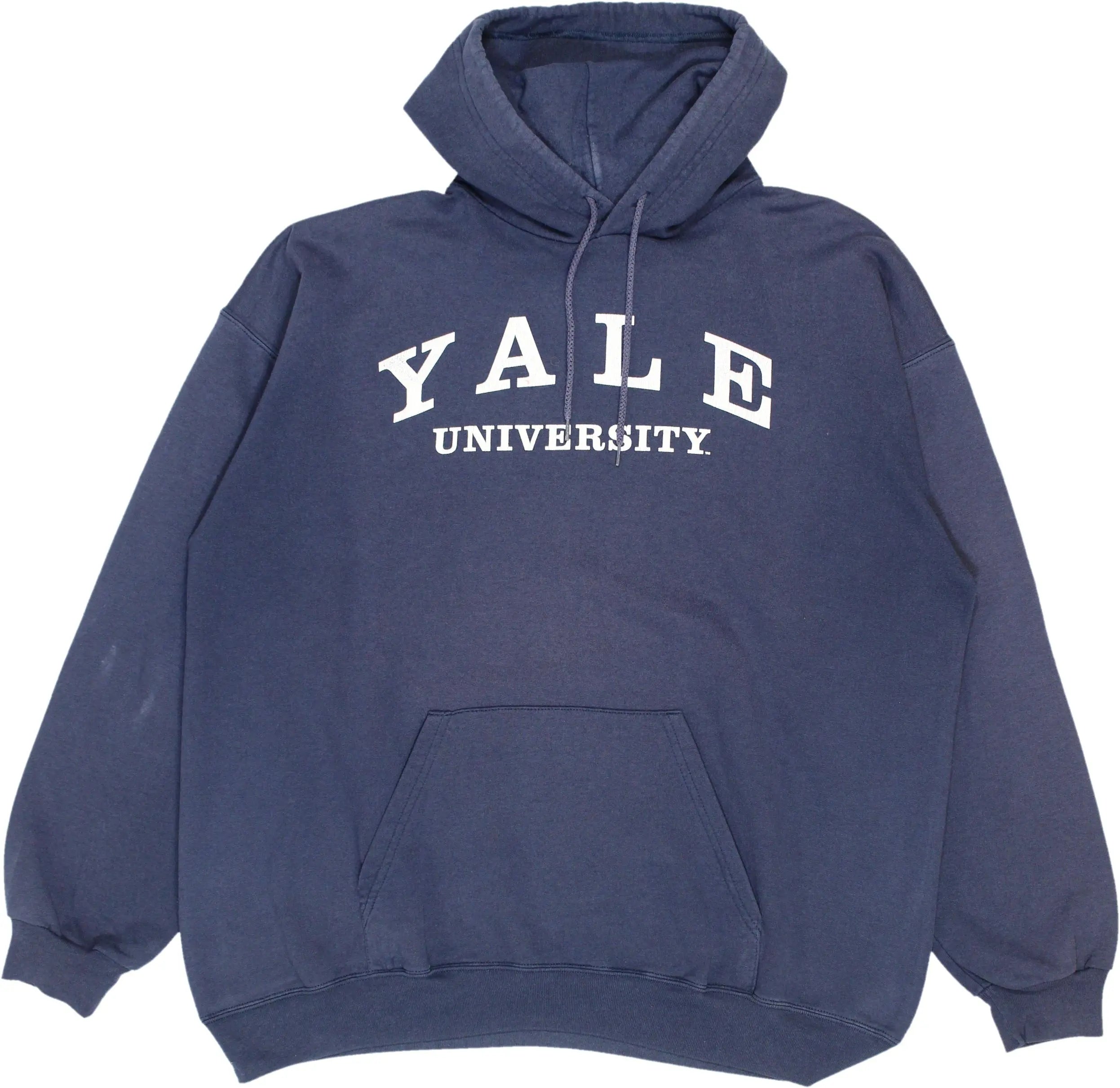 Yikes! - Blue Yale University Hoodie- ThriftTale.com - Vintage and second handclothing