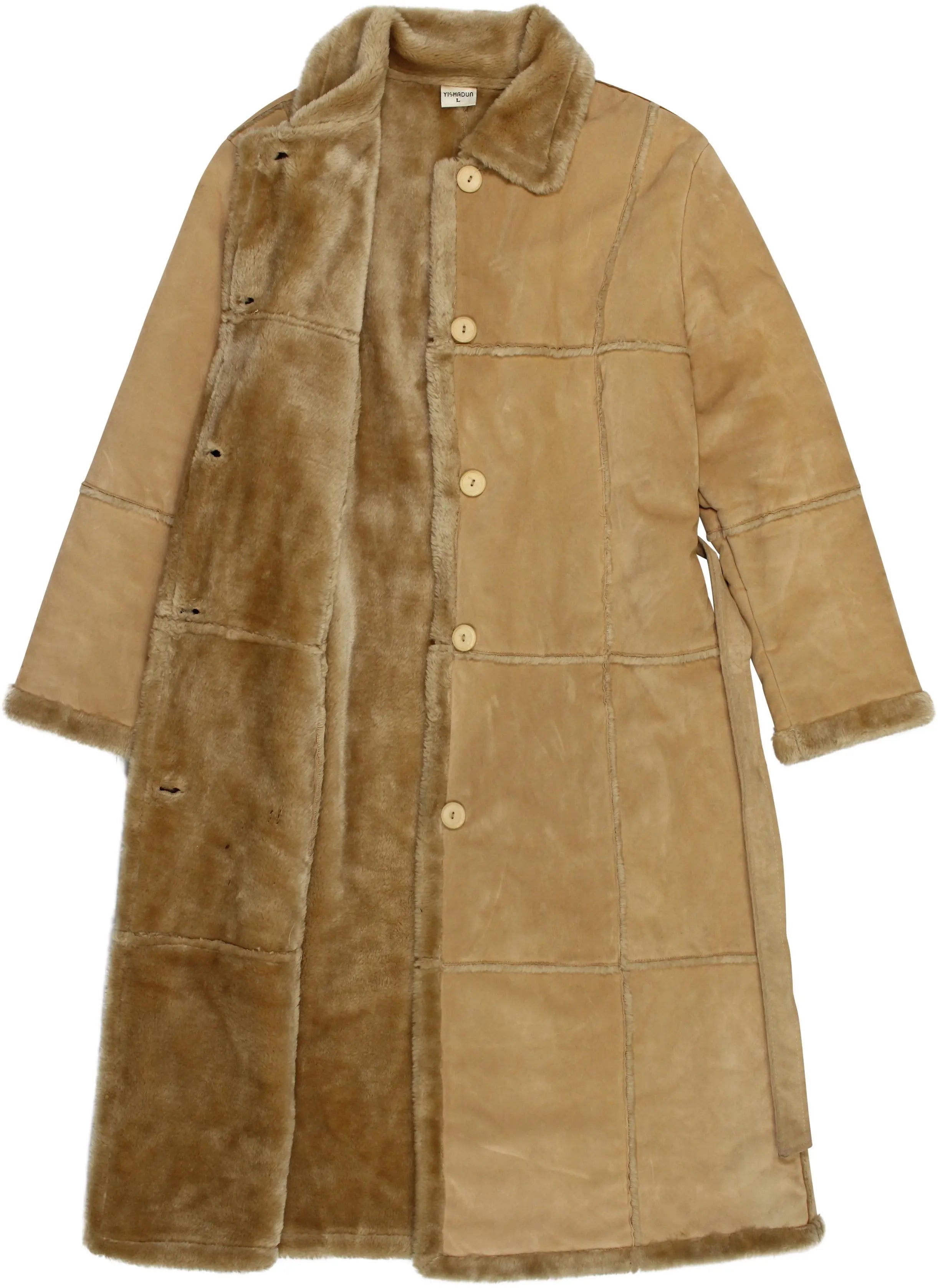 Yishadun - 00s Lammy Coat- ThriftTale.com - Vintage and second handclothing