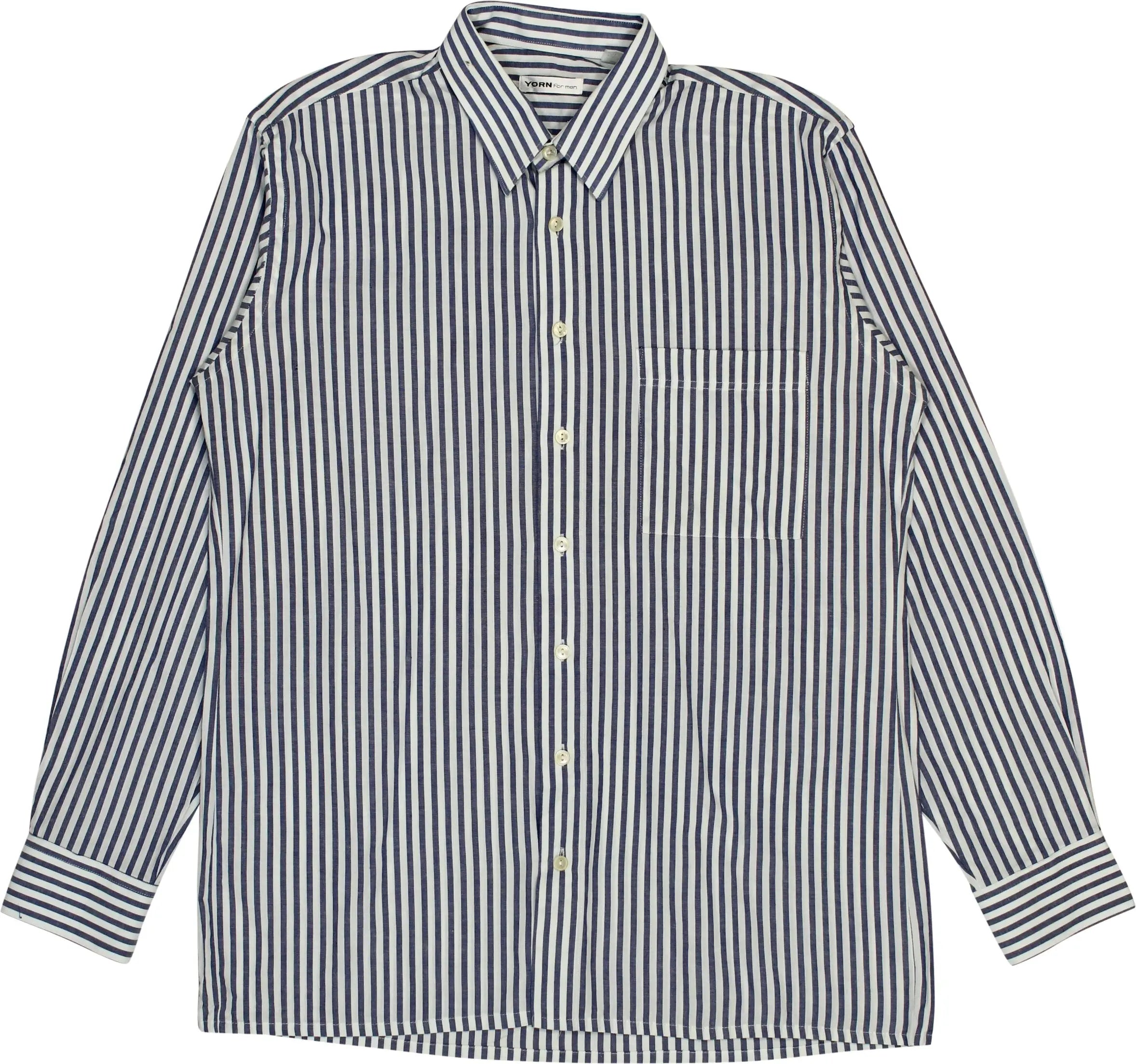 Yorn - Striped Shirt- ThriftTale.com - Vintage and second handclothing