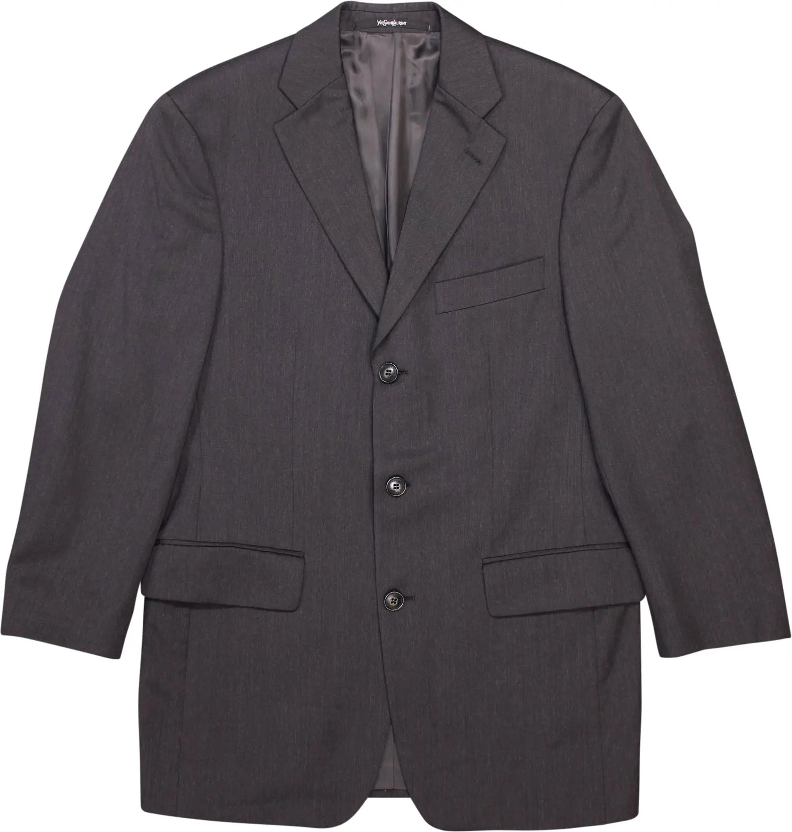 Yves Saint Laurent - Grey Yves Saint Laurent Suit- ThriftTale.com - Vintage and second handclothing