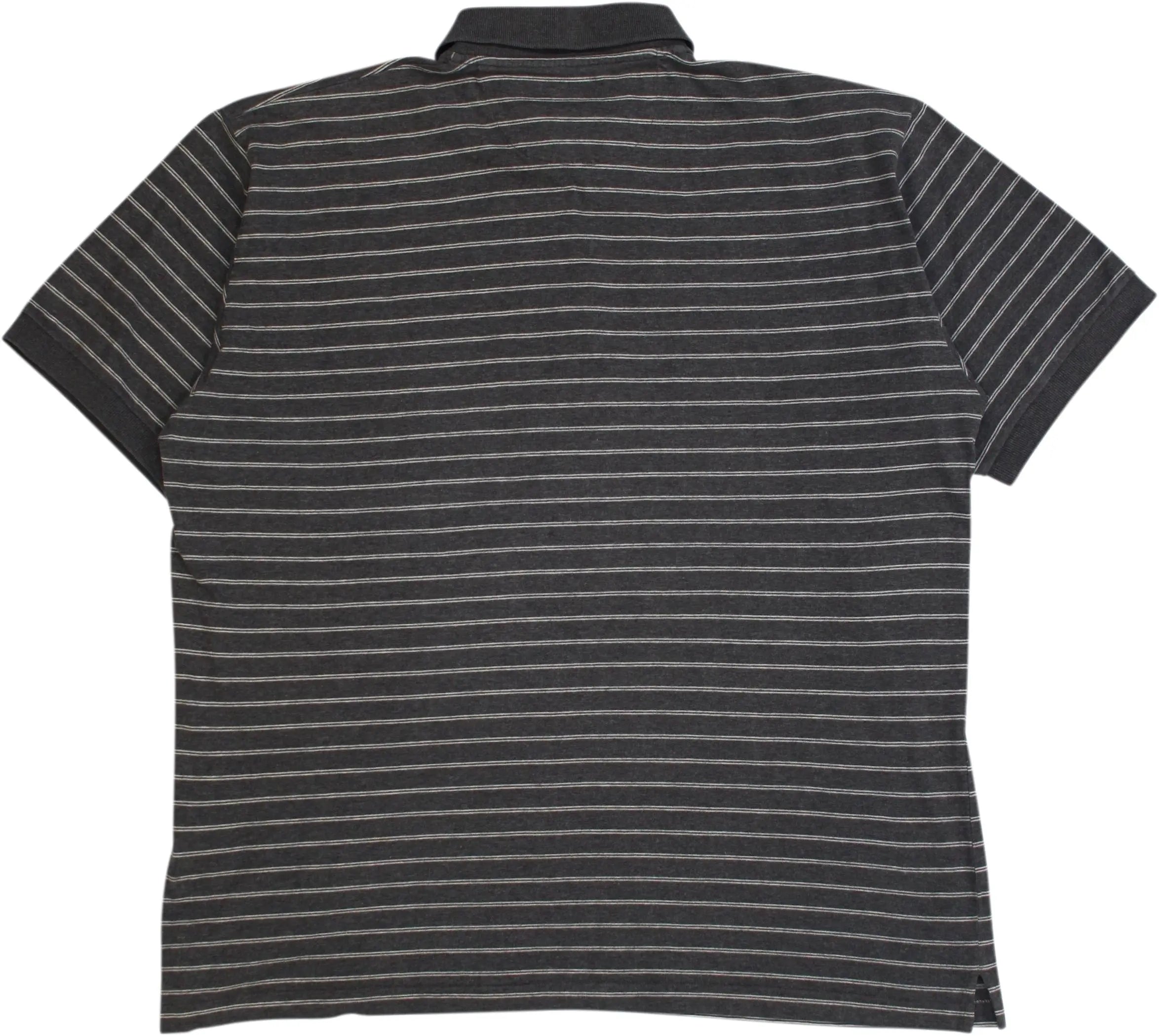 Yves Saint Laurent - Yves Saint Laurent Pour Homme Striped Polo Shirt- ThriftTale.com - Vintage and second handclothing