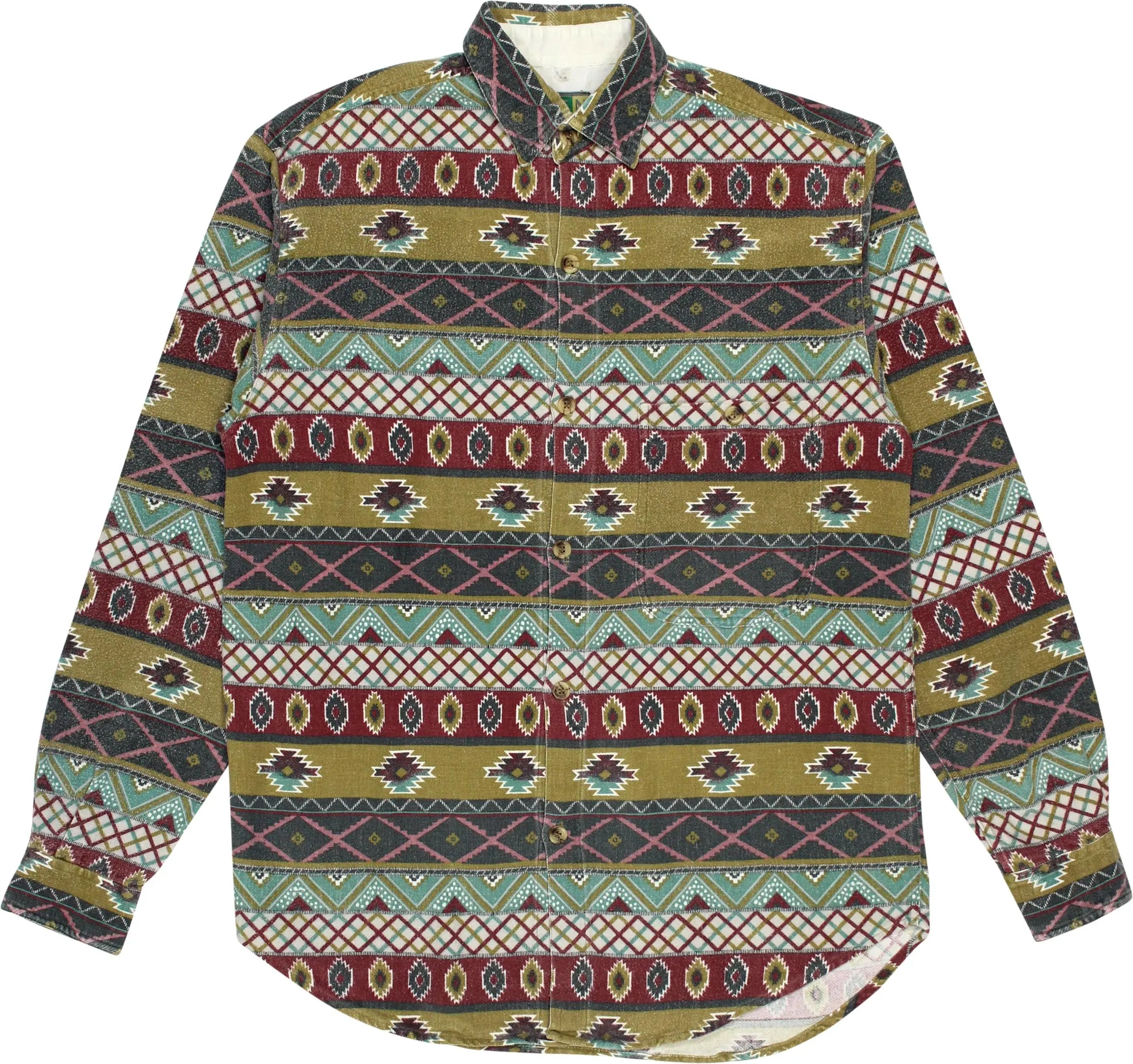 ZEN - Aztec Flannel Shirt- ThriftTale.com - Vintage and second handclothing