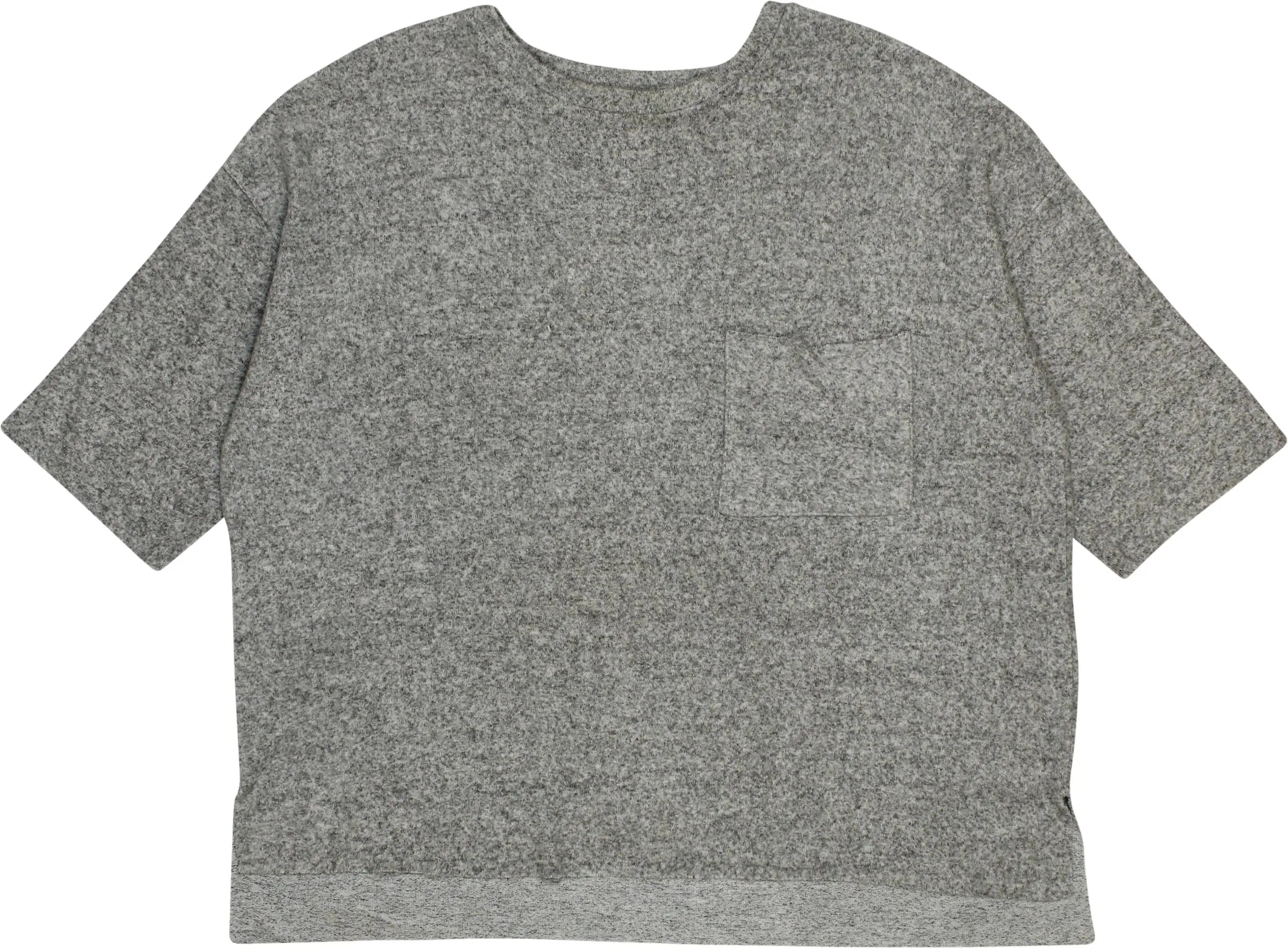 Zara - Grey Plain Jumper- ThriftTale.com - Vintage and second handclothing