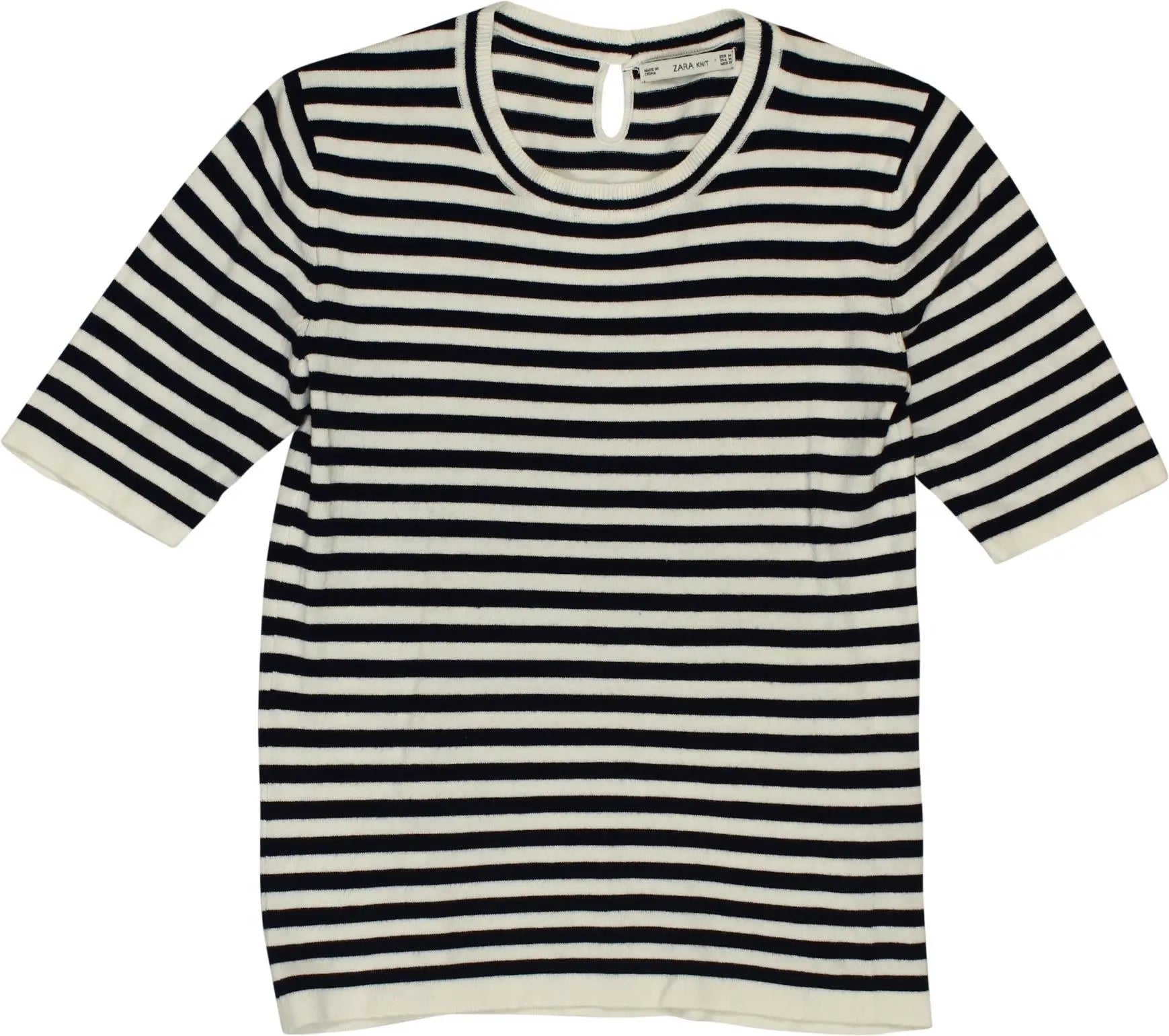 Zara - Striped Knitted Top- ThriftTale.com - Vintage and second handclothing