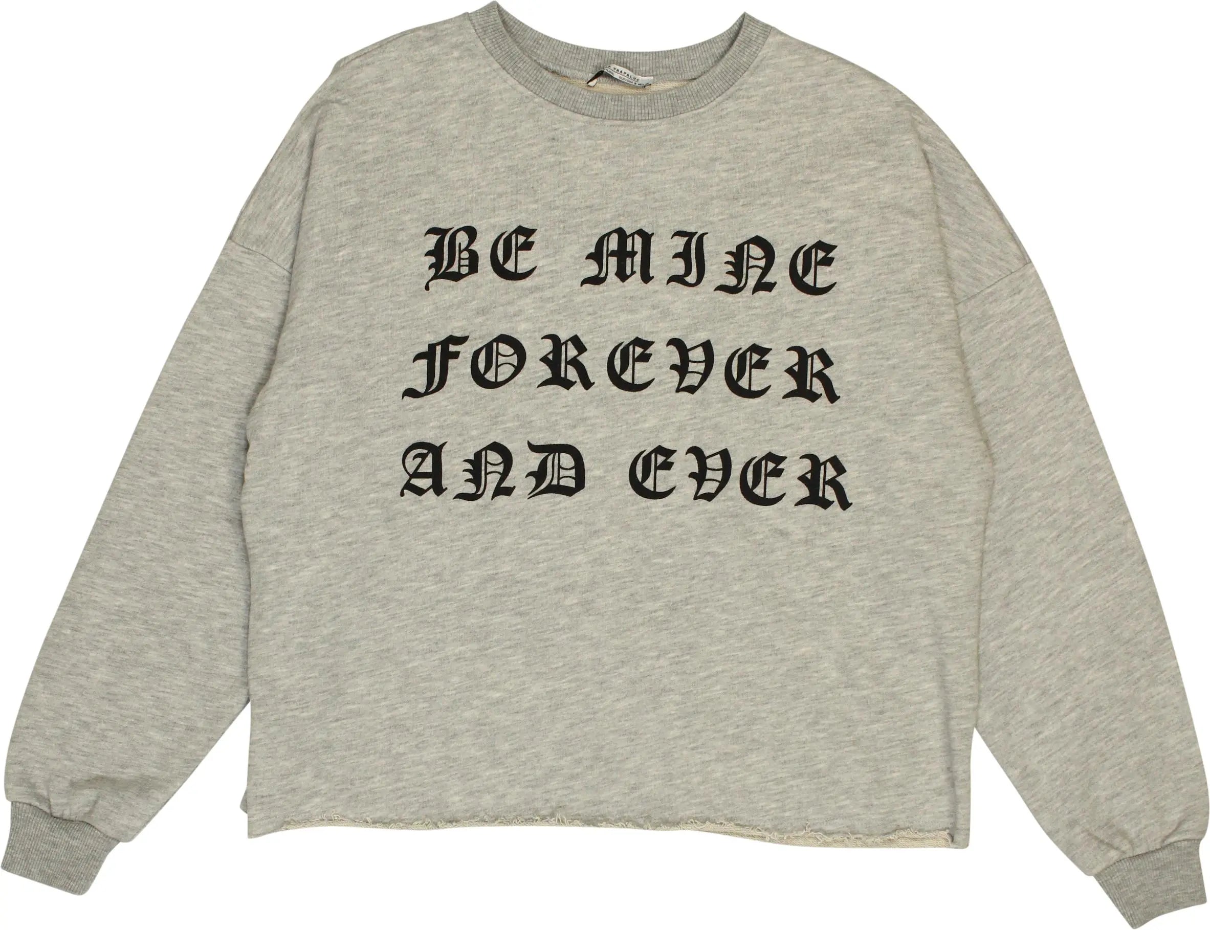 Zara - 'Be Mine Forever And Ever' Sweater- ThriftTale.com - Vintage and second handclothing