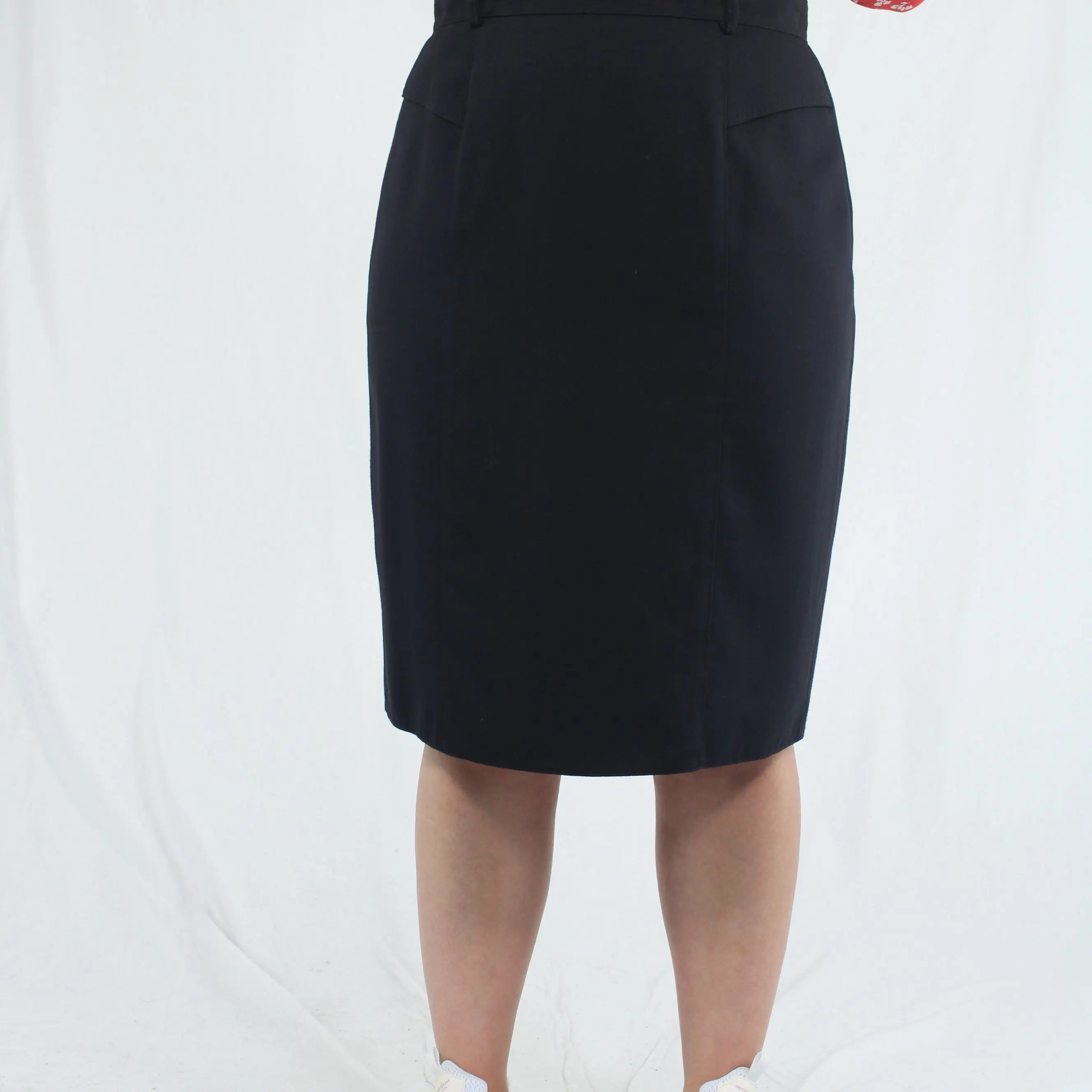 Zaza - Black Skirt- ThriftTale.com - Vintage and second handclothing