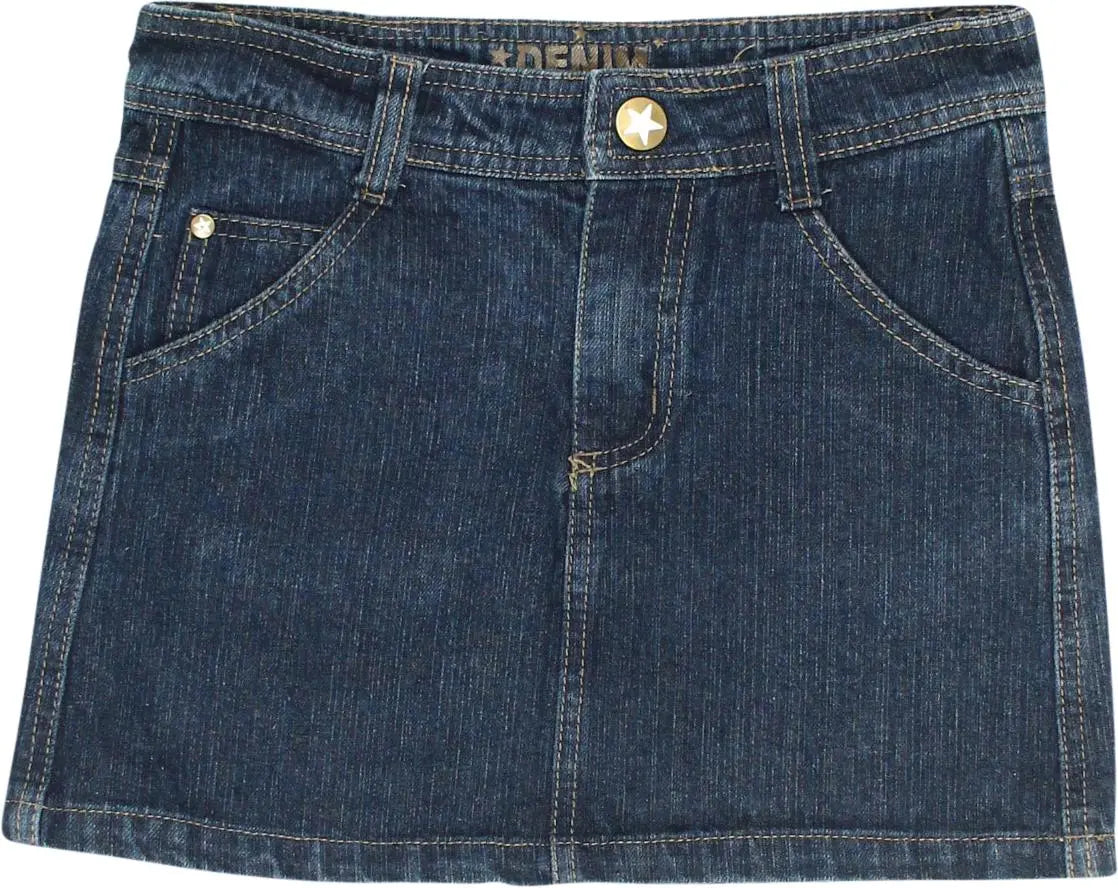 Zeeman - Blue Denim Skirt- ThriftTale.com - Vintage and second handclothing